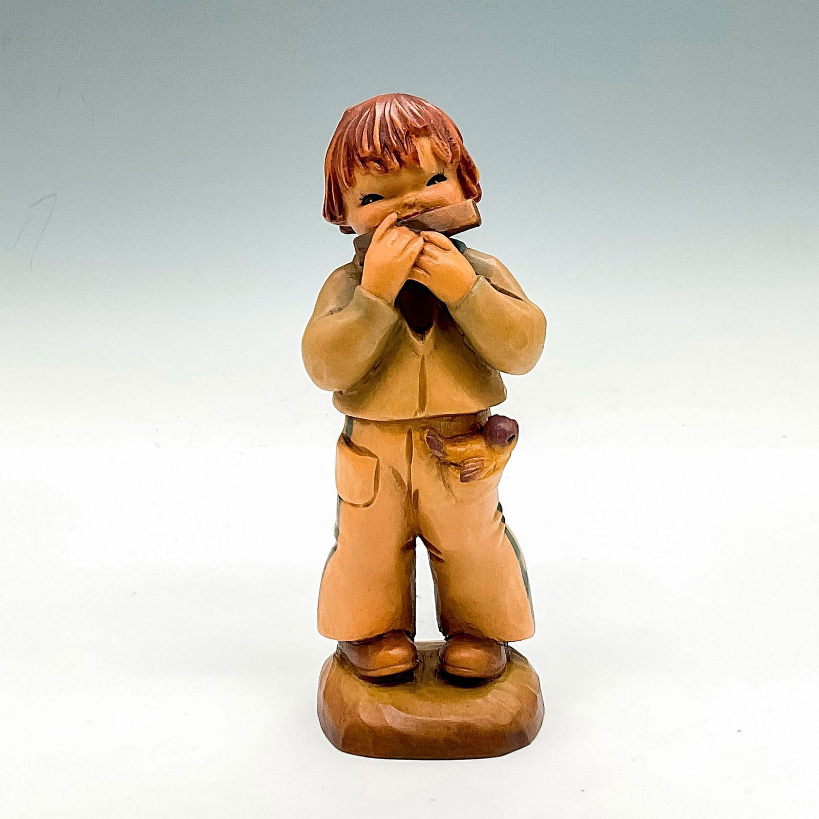 Anri Wooden Figurine, Orch Harmonic (1 of 3)