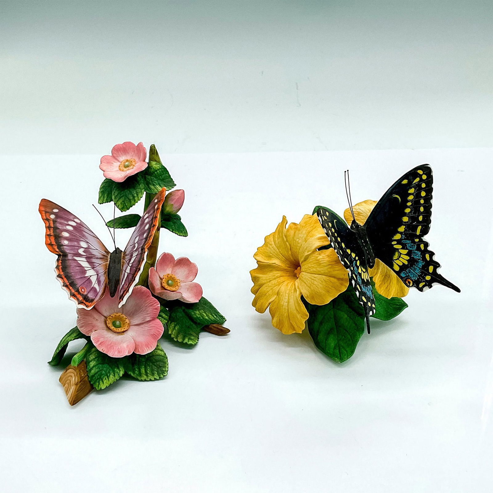 2pc Lenox Porcelain Figurines, Butterflies (1 of 3)