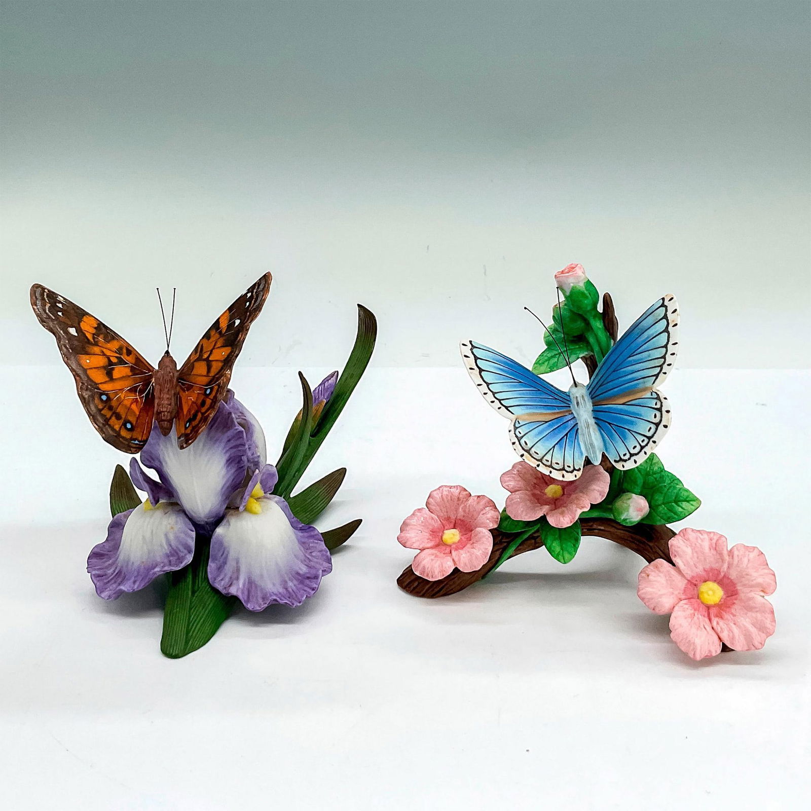 2pc Lenox Porcelain Figurines, Butterflies (1 of 3)