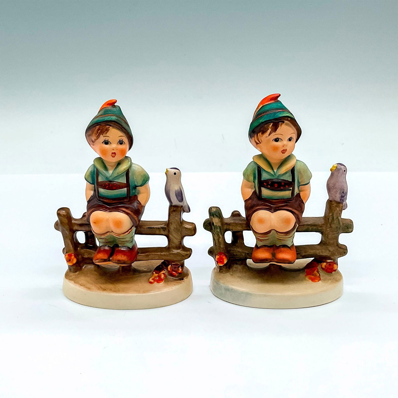 Pair of Goebel Hummel Porcelain Figurines, Wayside Harmony (1 of 3)