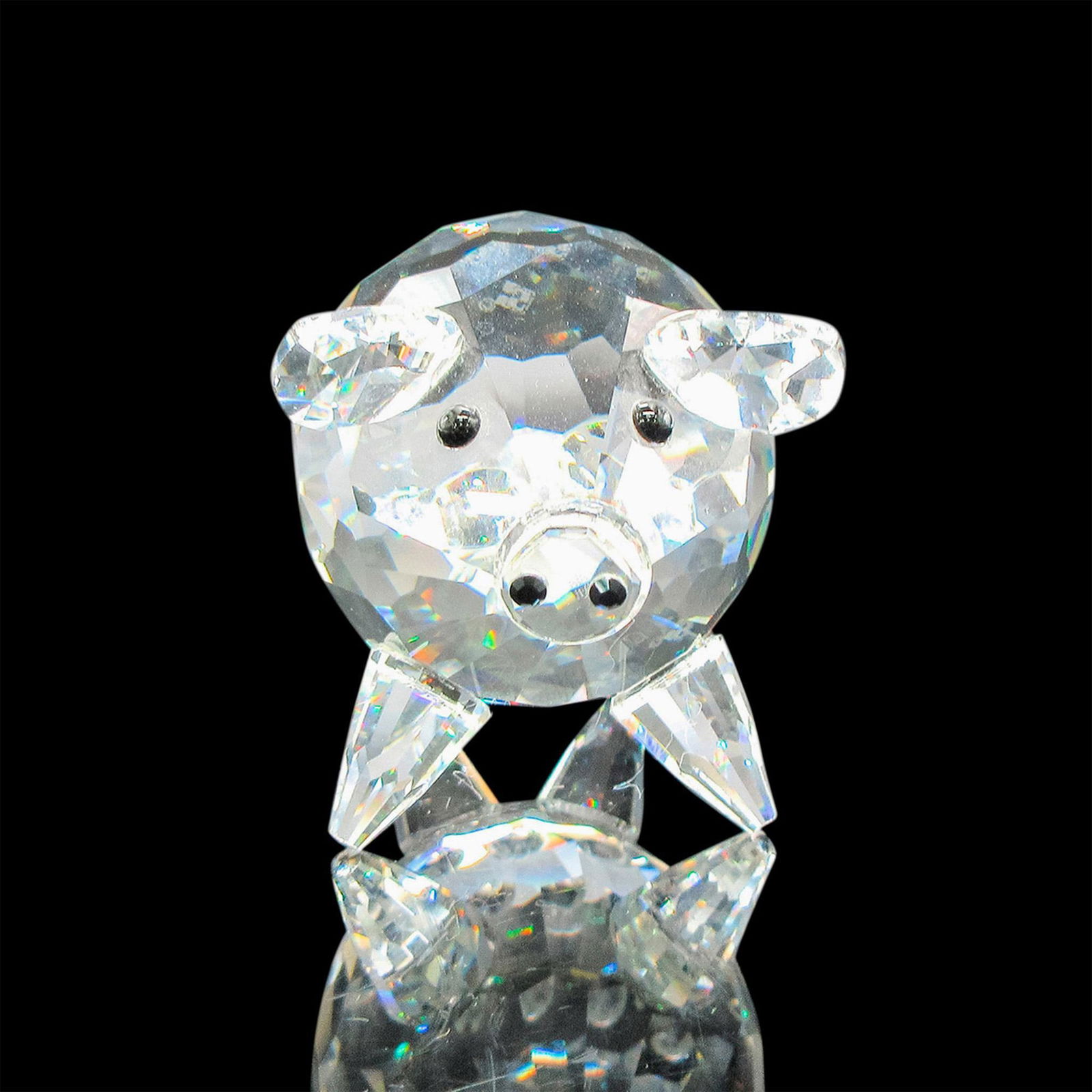 Swarovski Crystal Figurine, Pig (1 of 3)