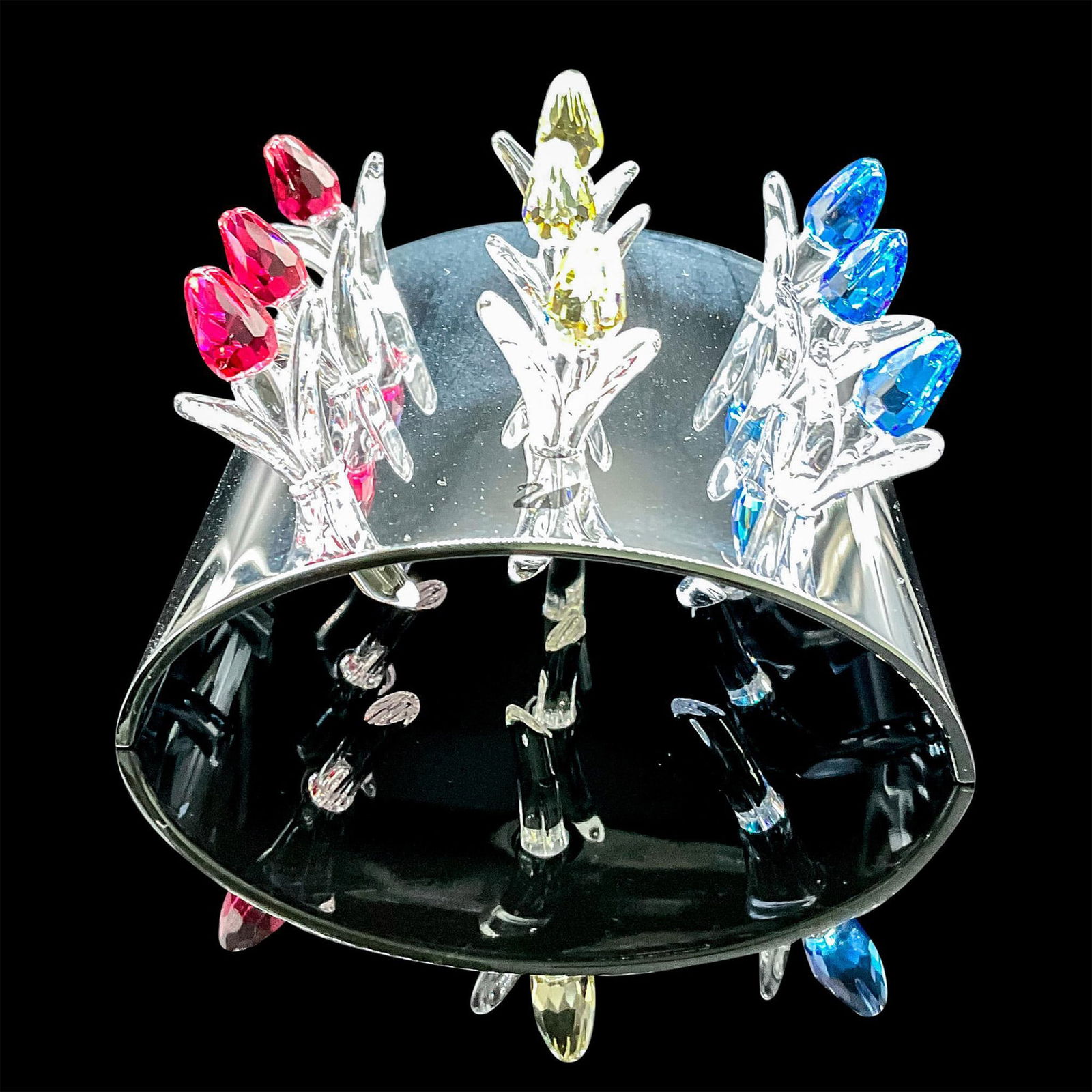 Mini Display Tulips, Unopened 9pc - Swarovski Crystal Figures (1 of 3)