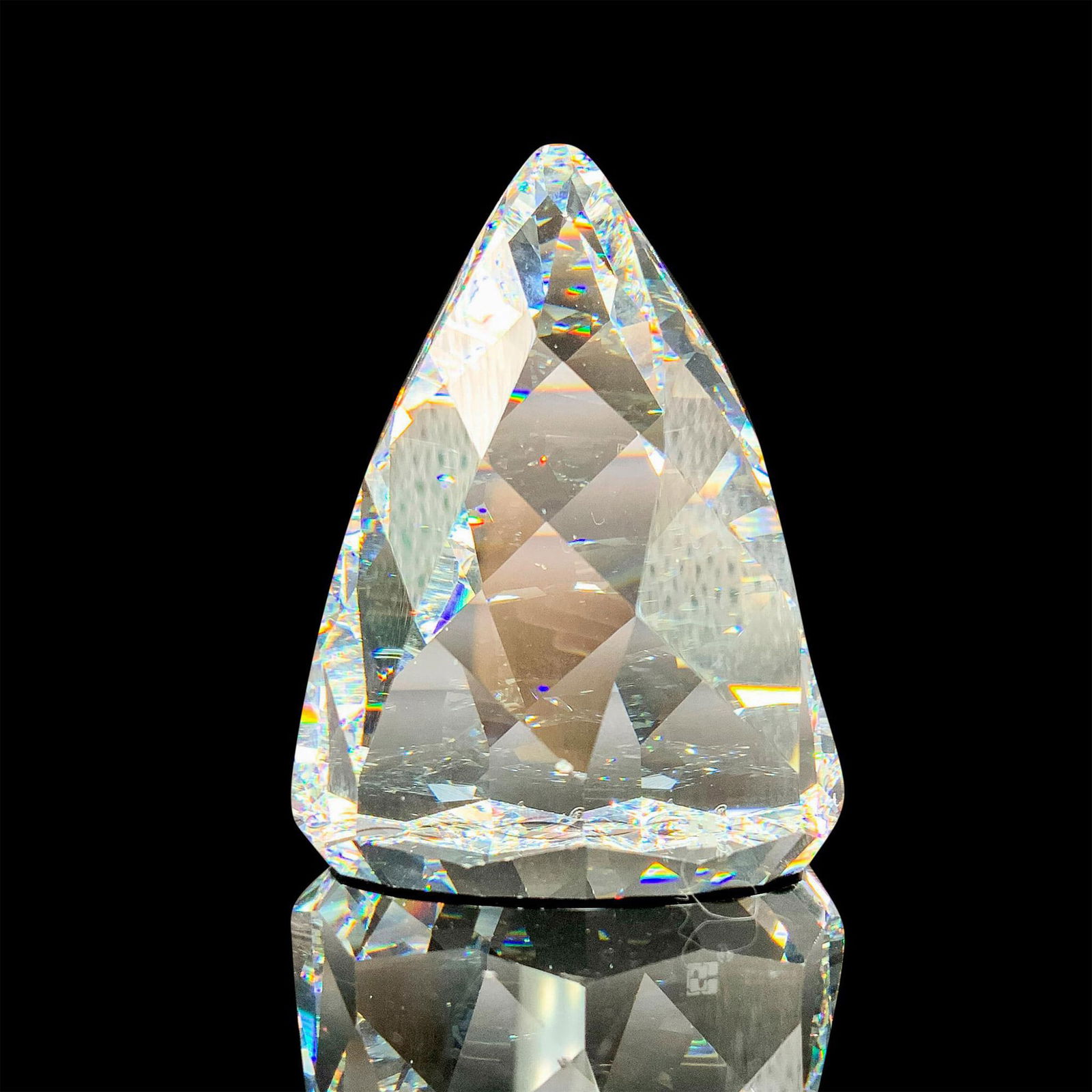 Swarovski Crystal Paperweight, Cone Rio 7452060095 (1 of 3)