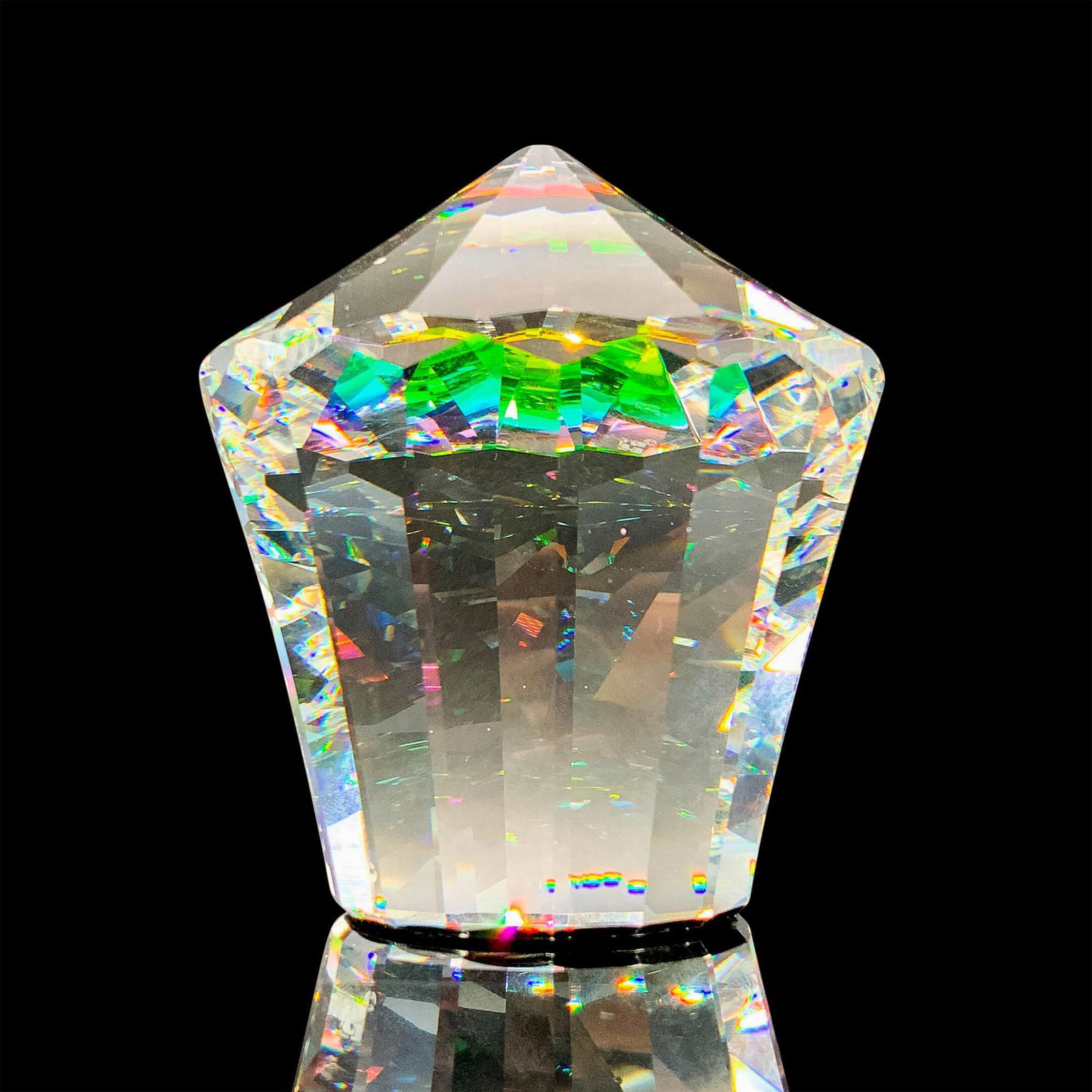 Swarovski Crystal Vitrail Paperweight, Carousel 011247 (1 of 4)