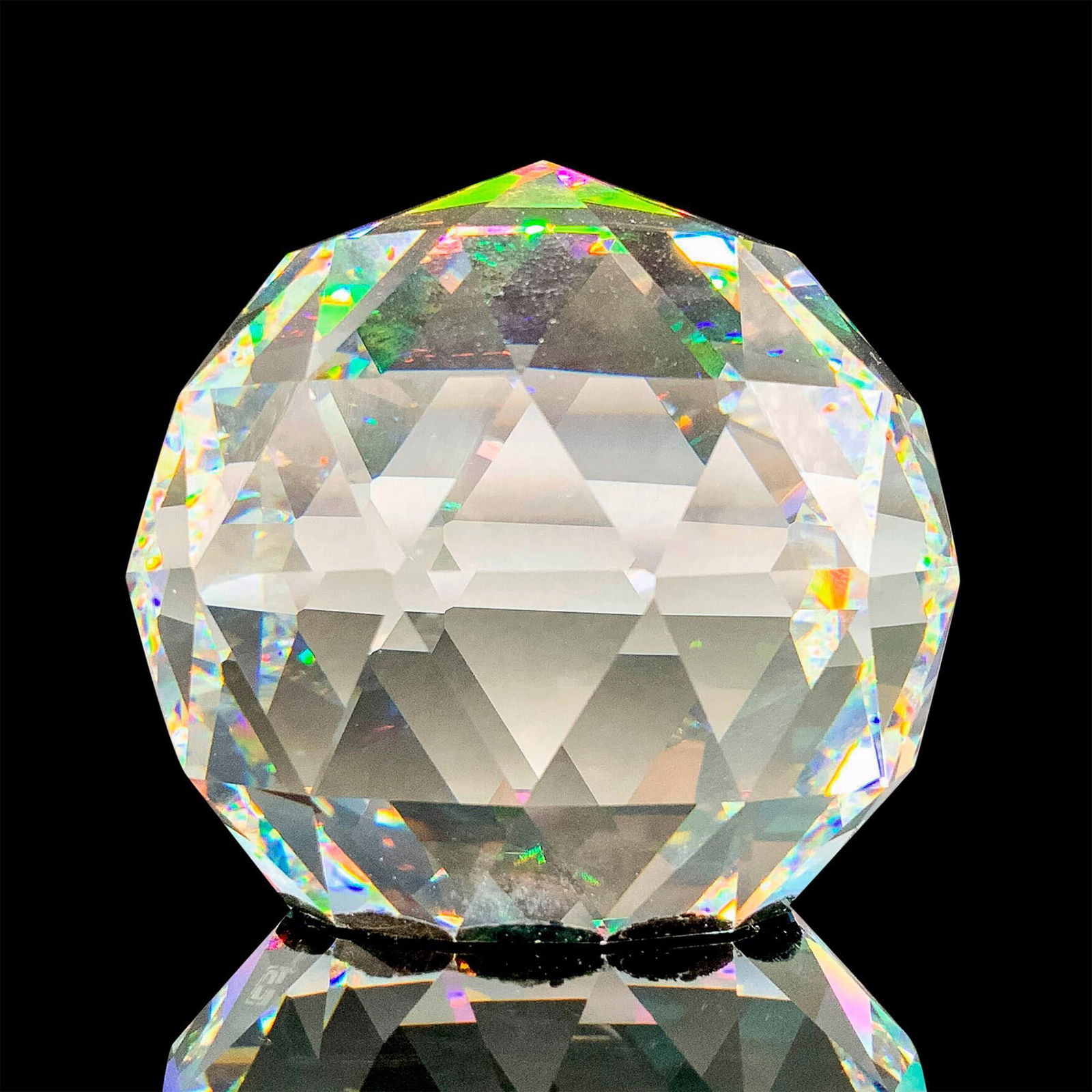 Swarovski Crystal Vitrail Paperweight, Round 7404030095 (1 of 4)