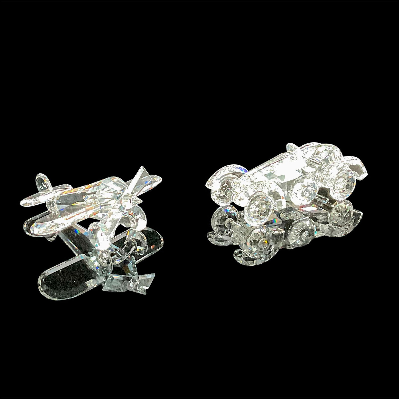 2pc Swarovski Crystal Plane and Car Figurines (1 of 4)