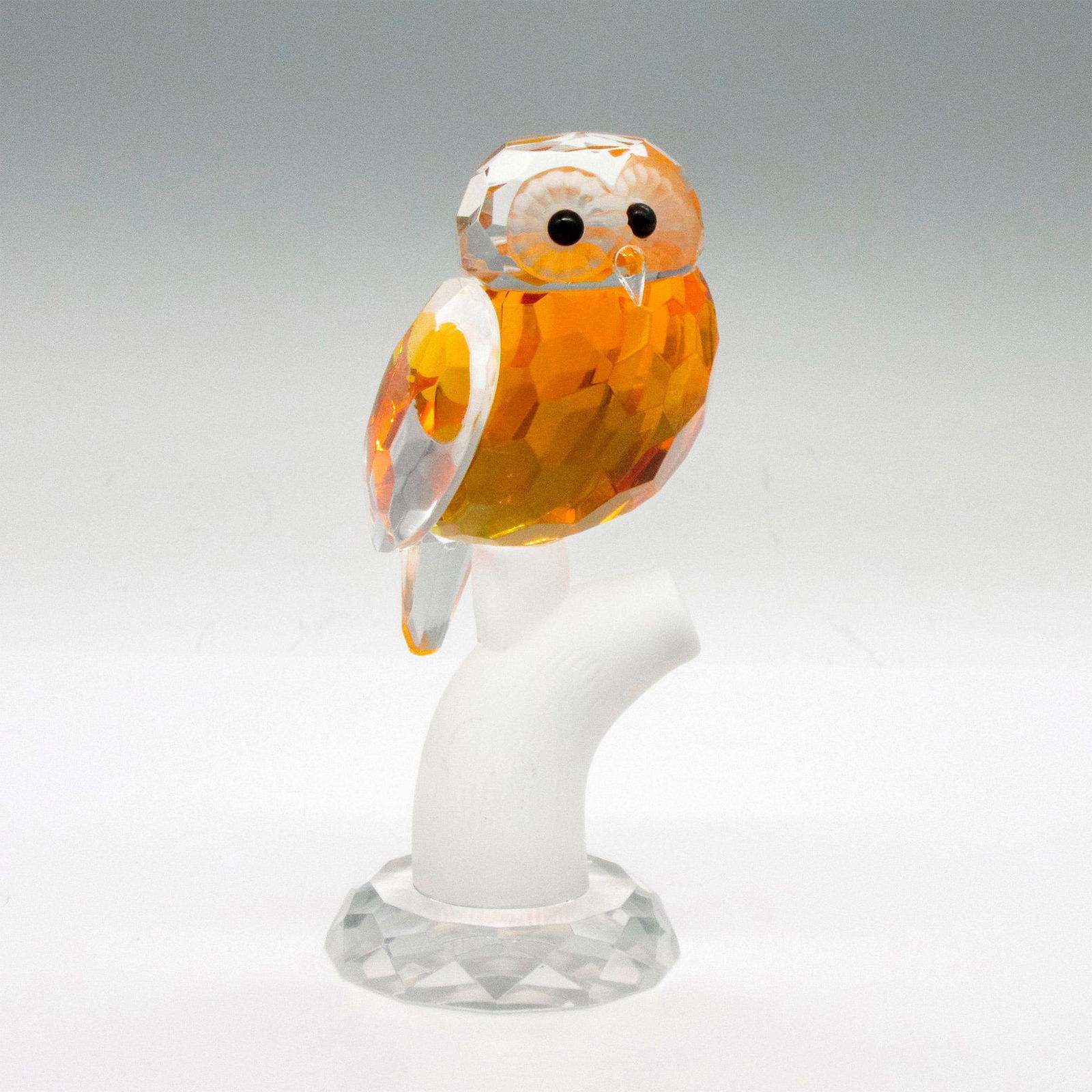 Vintage Crystal Figurine, Owl (1 of 2)