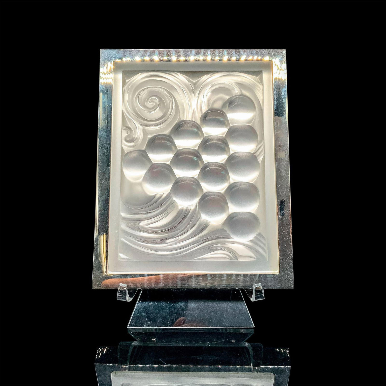 Lalique Crystal Grape Panel (1 of 3)