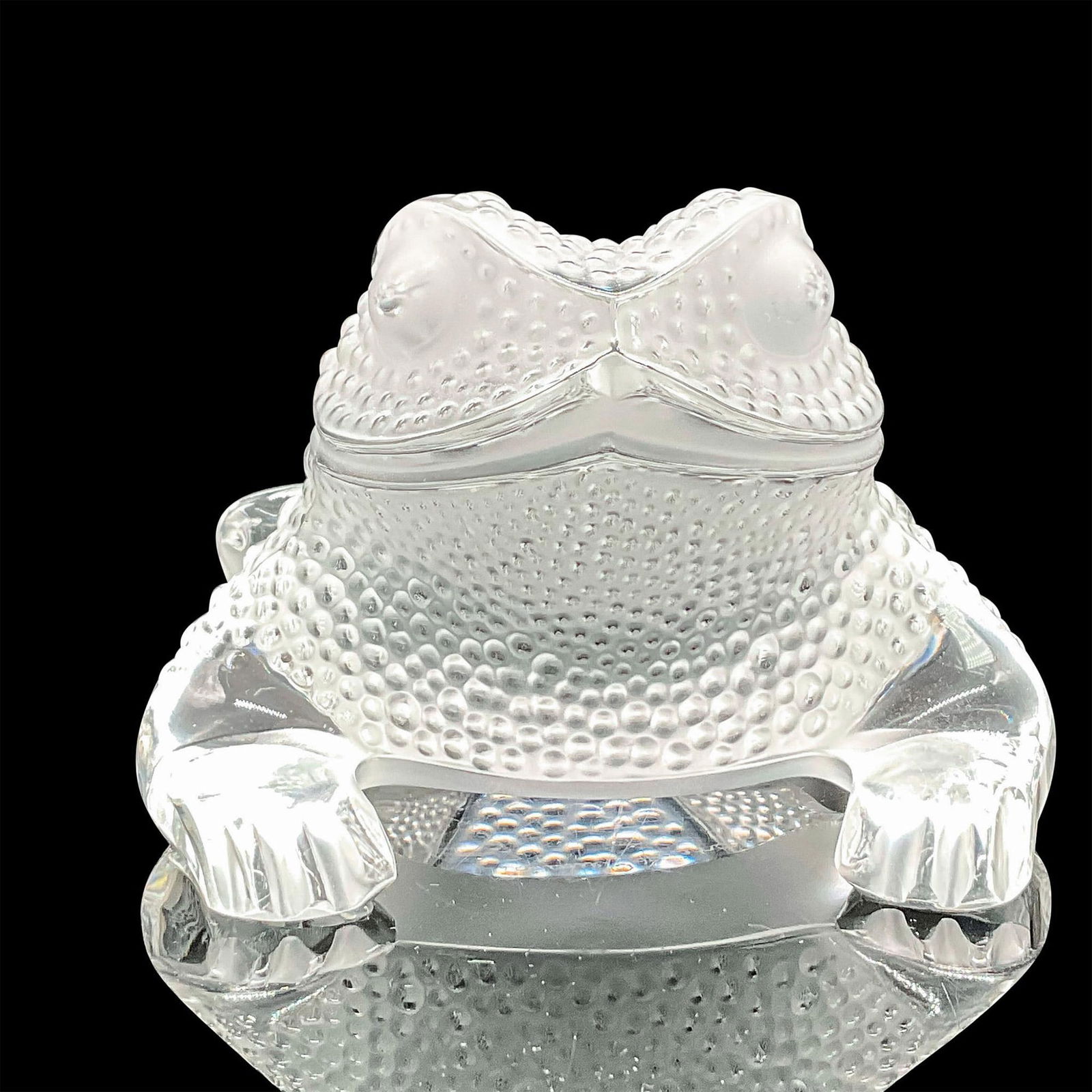 Lalique Crystal Figurine, Gregoire Toad (1 of 4)