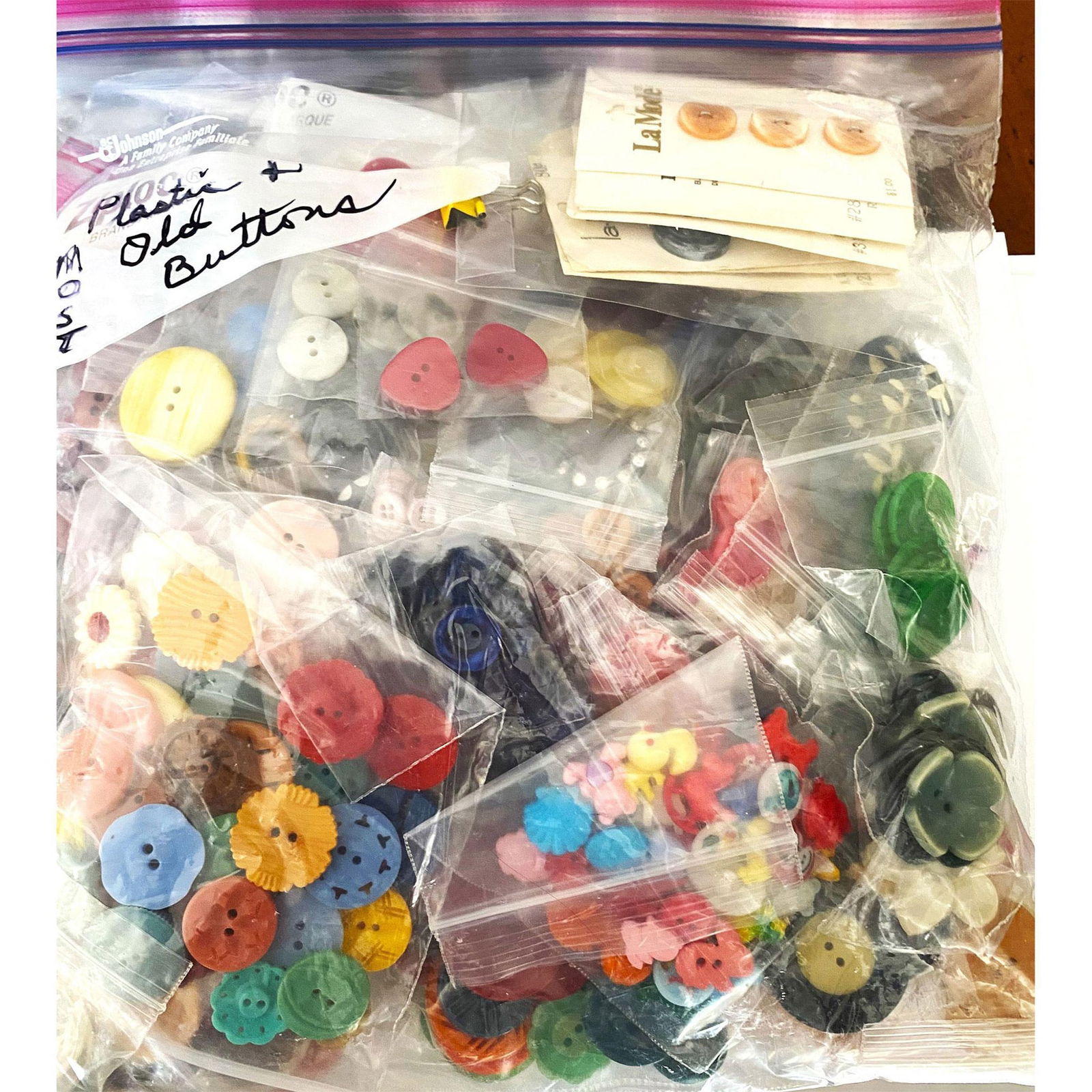 A Large Bag Lot of Buttons (1 of 5)