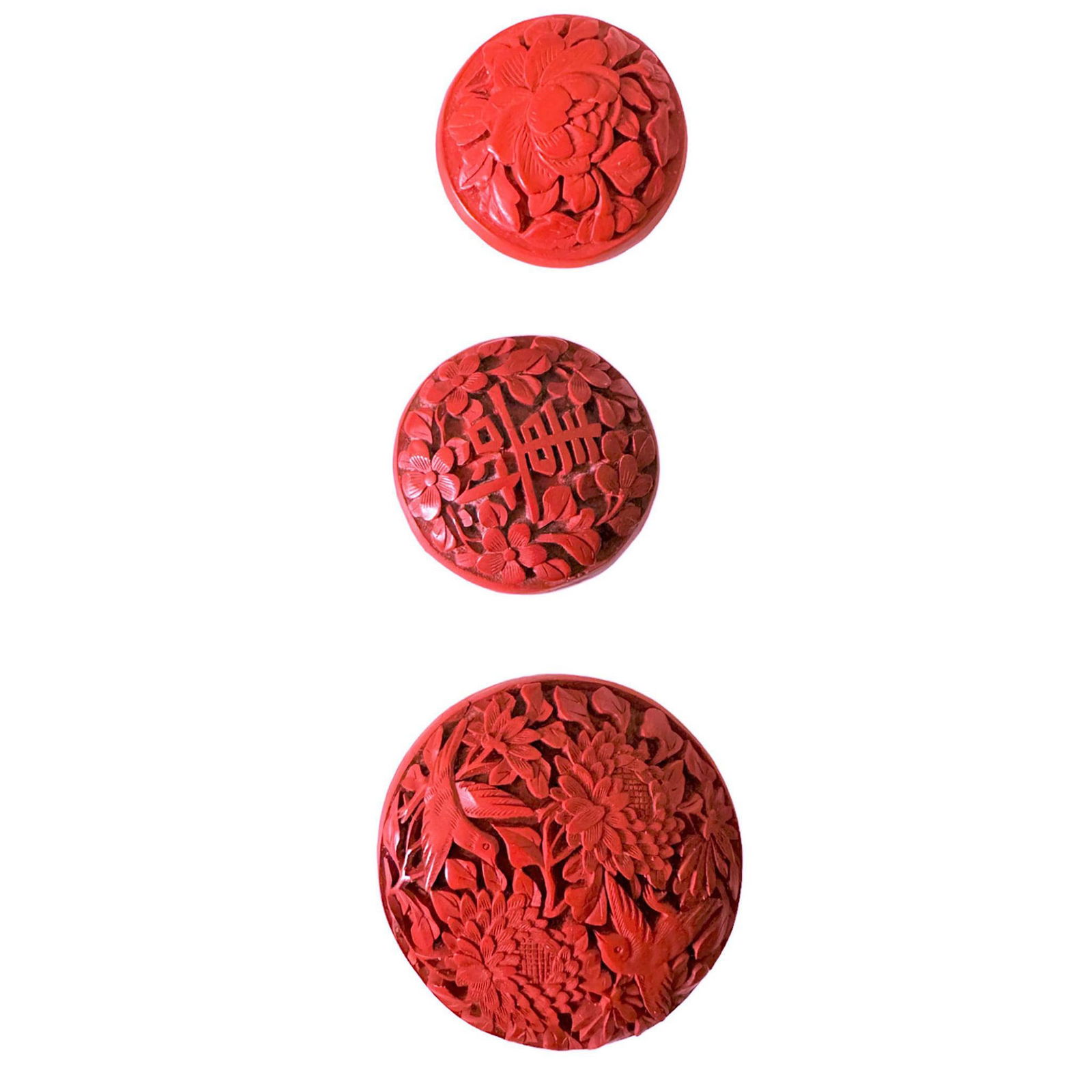 A Small Card of Division One Chinese Buttons (1 of 5)