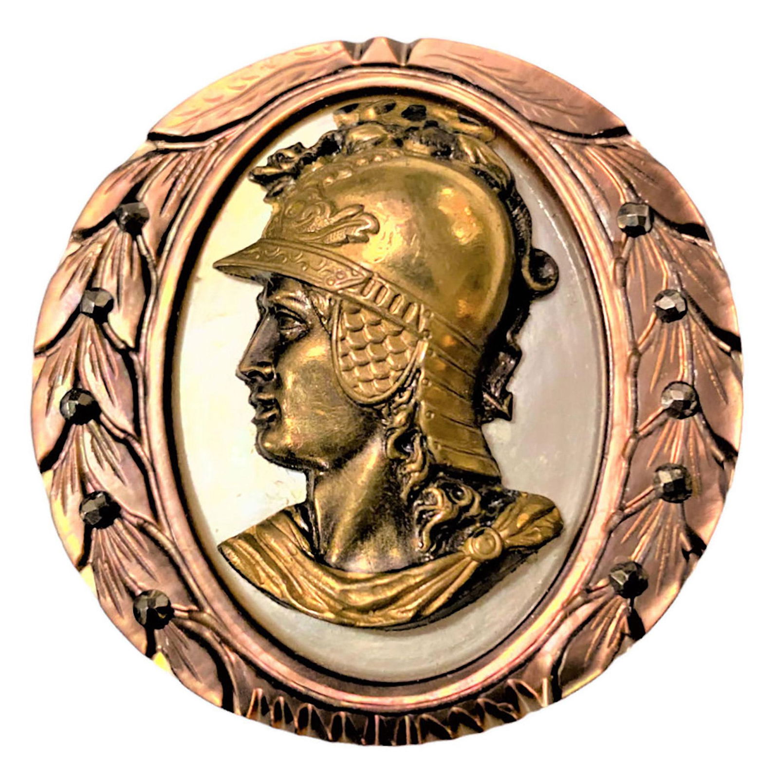 A Division One Pictorial Pearl Button (1 of 2)