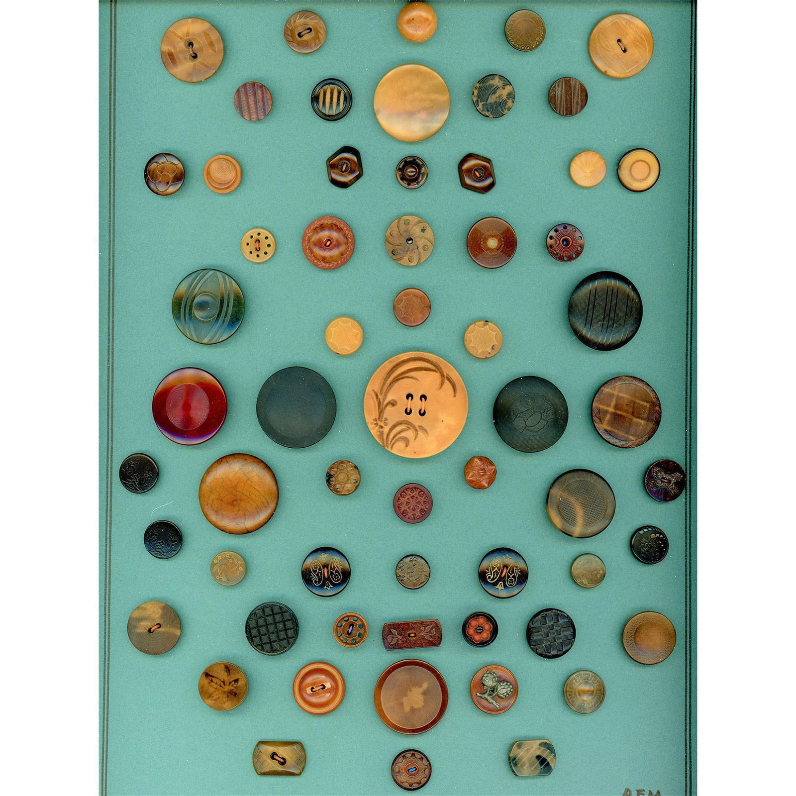 3 Cards of Division One and Three Assorted Vi Buttons (1 of 4)