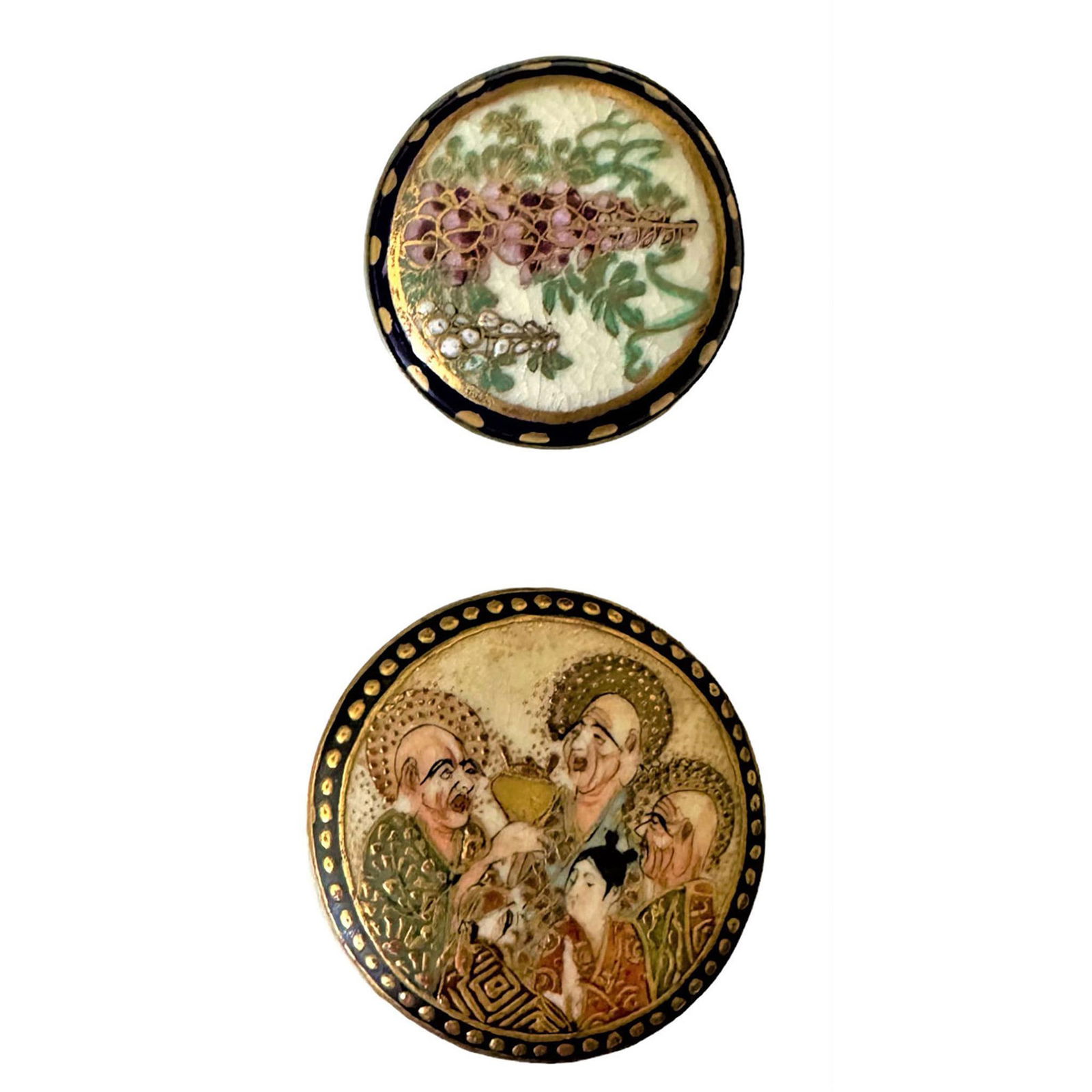 A Small Card of Division One Japanese Buttons (1 of 6)