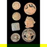 A Small Card of Division 1 & 3 Assorted Figural Buttons