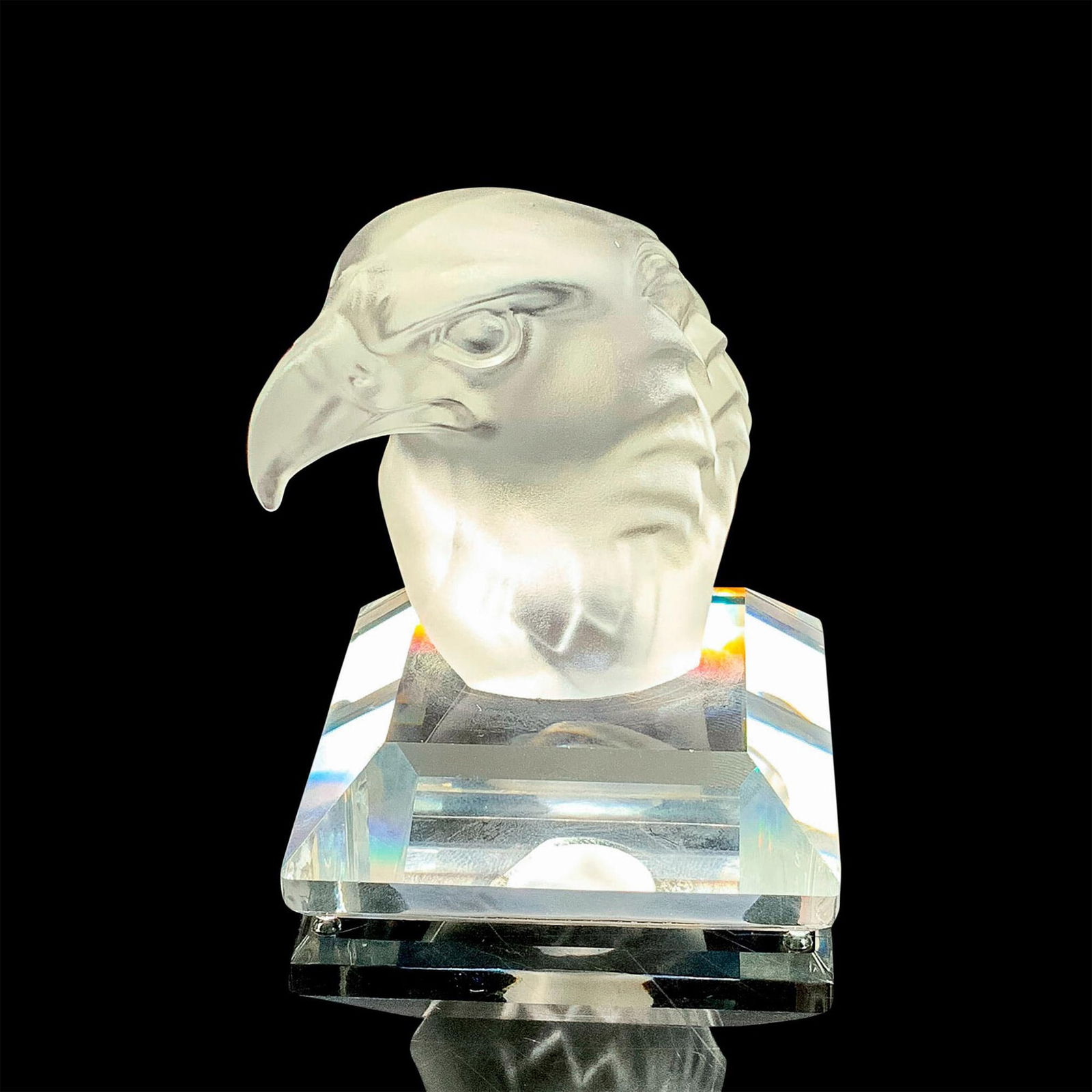 Crystal Eagle Head Figurine (1 of 3)