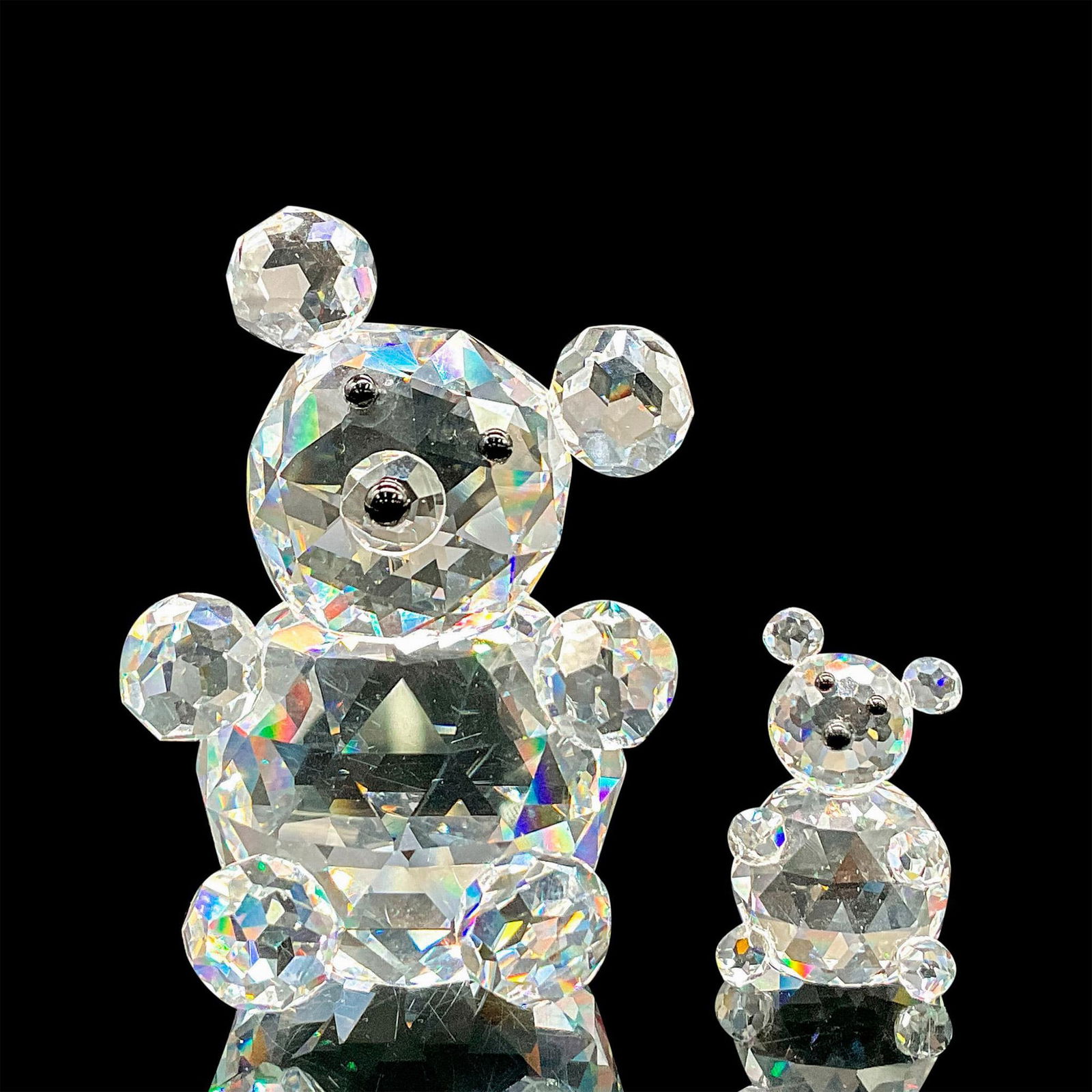 2pc Crystal Figurine, Teddy Bears (1 of 3)