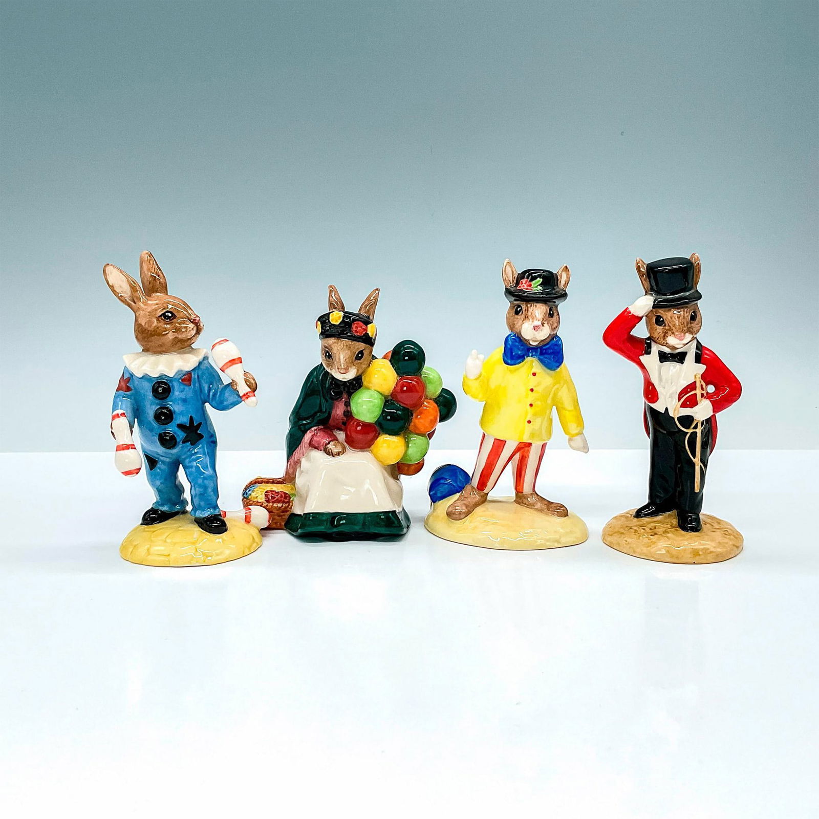 4pc Royal Doulton Bunnykins, Circus Figurines (1 of 3)