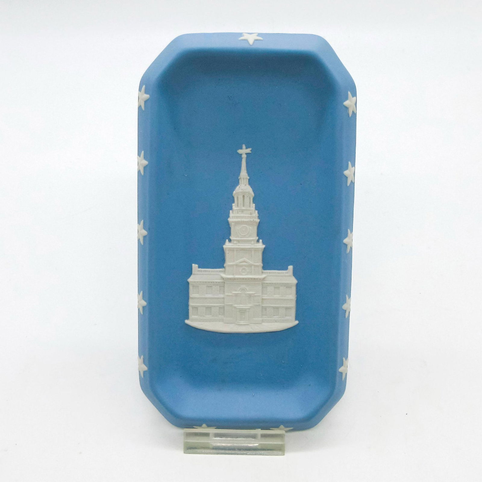 Wedgwood Blue Jasperware Trinket Tray (1 of 2)