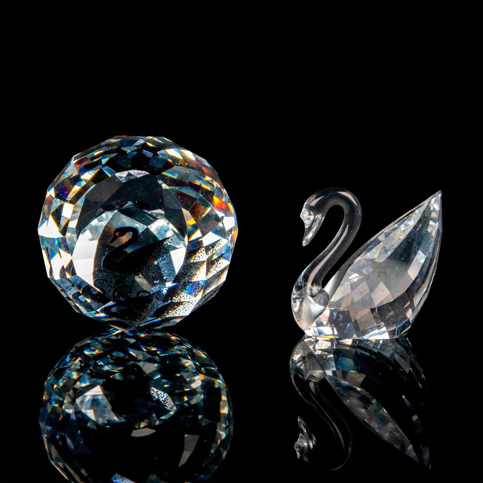 2pc Swarovski Crystal Figurine + Paperweight (1 of 3)