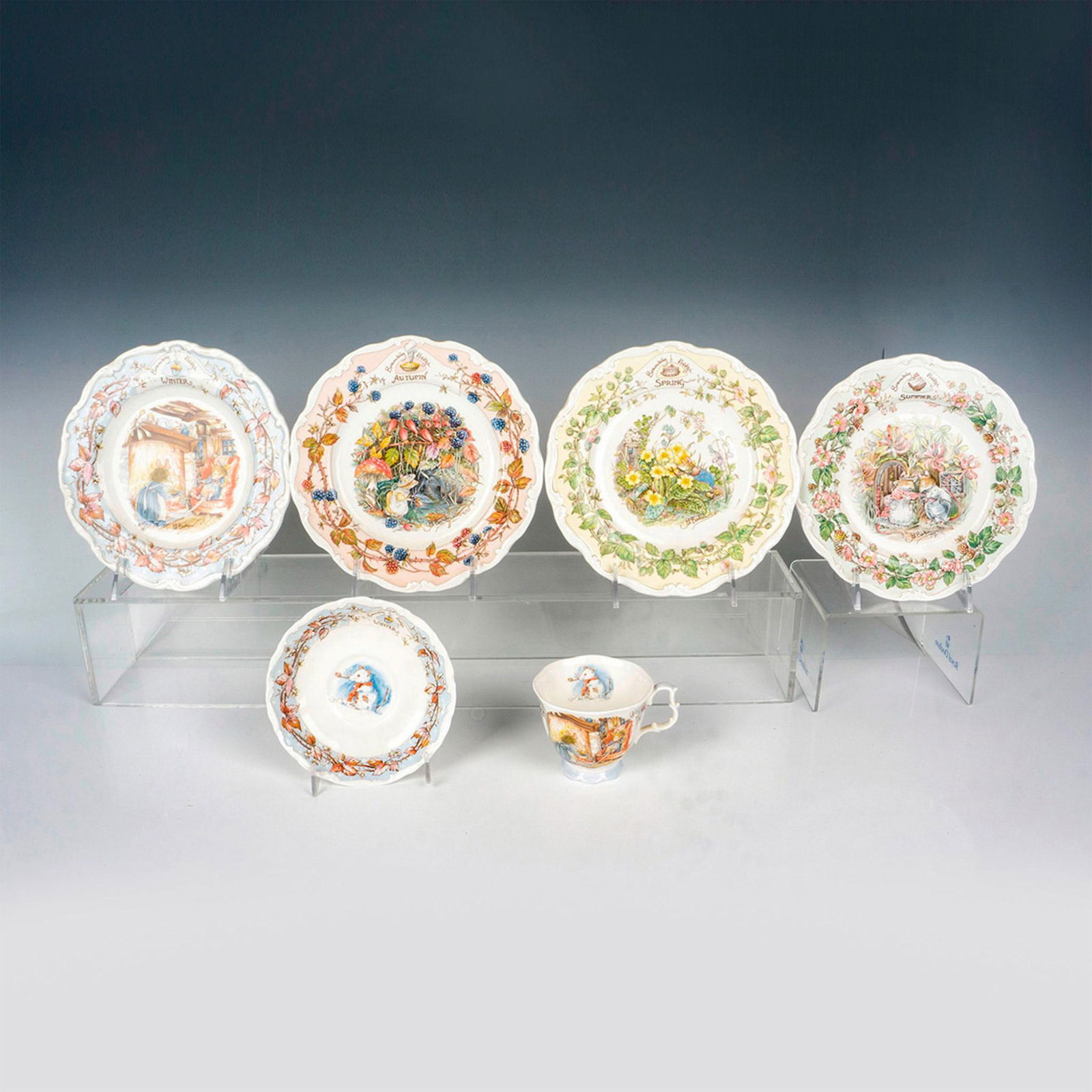 6pc Royal Doulton Porcelain Giftware Set, Brambly Hedge (1 of 2)