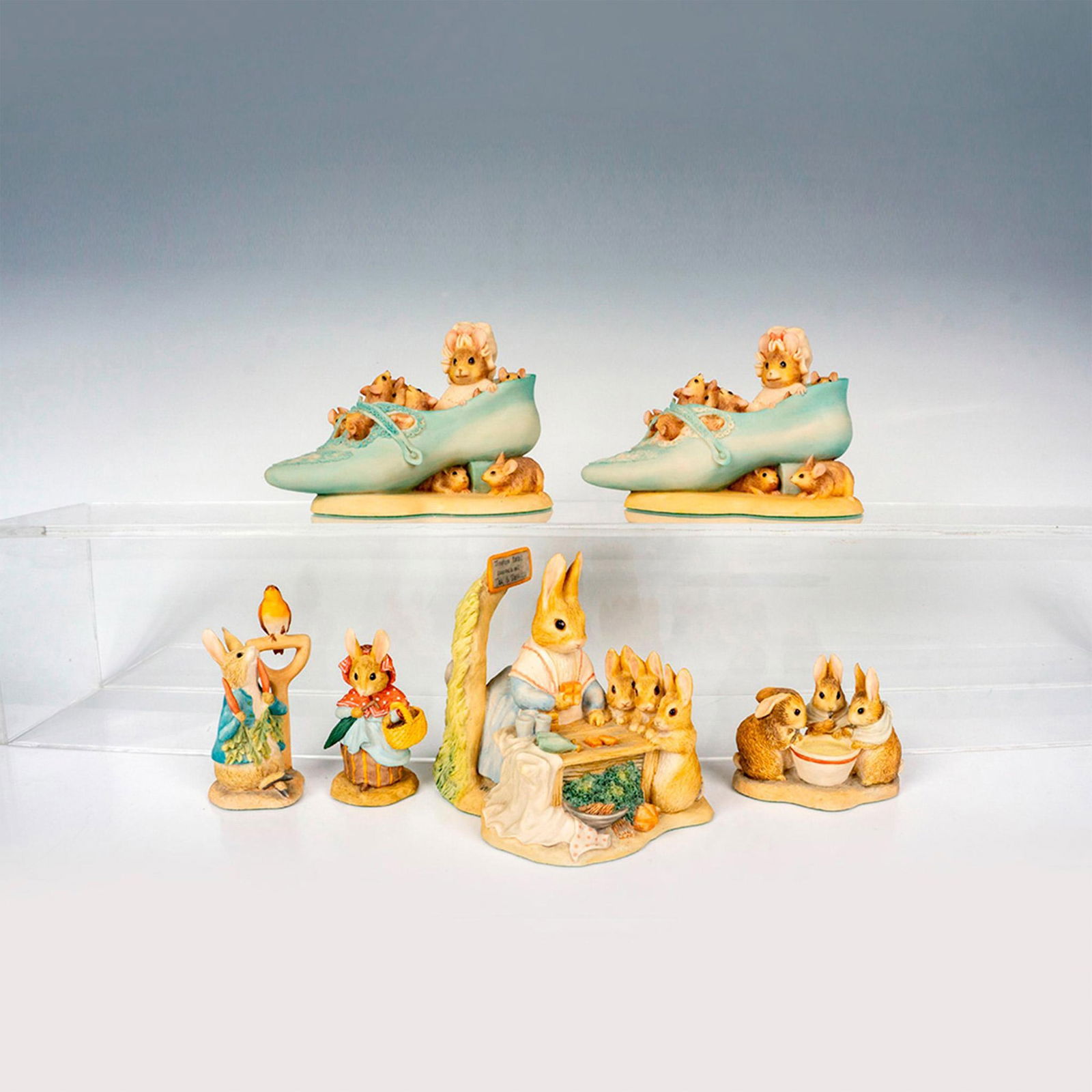 6pc Bonder Beatrix Potter Figurines (1 of 3)