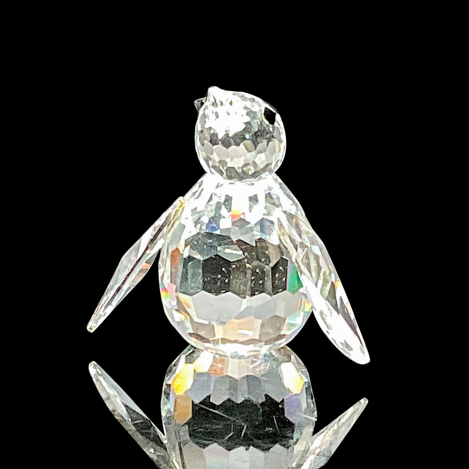 Swarovski Silver Crystal Figurine, Penguin Mini (1 of 3)