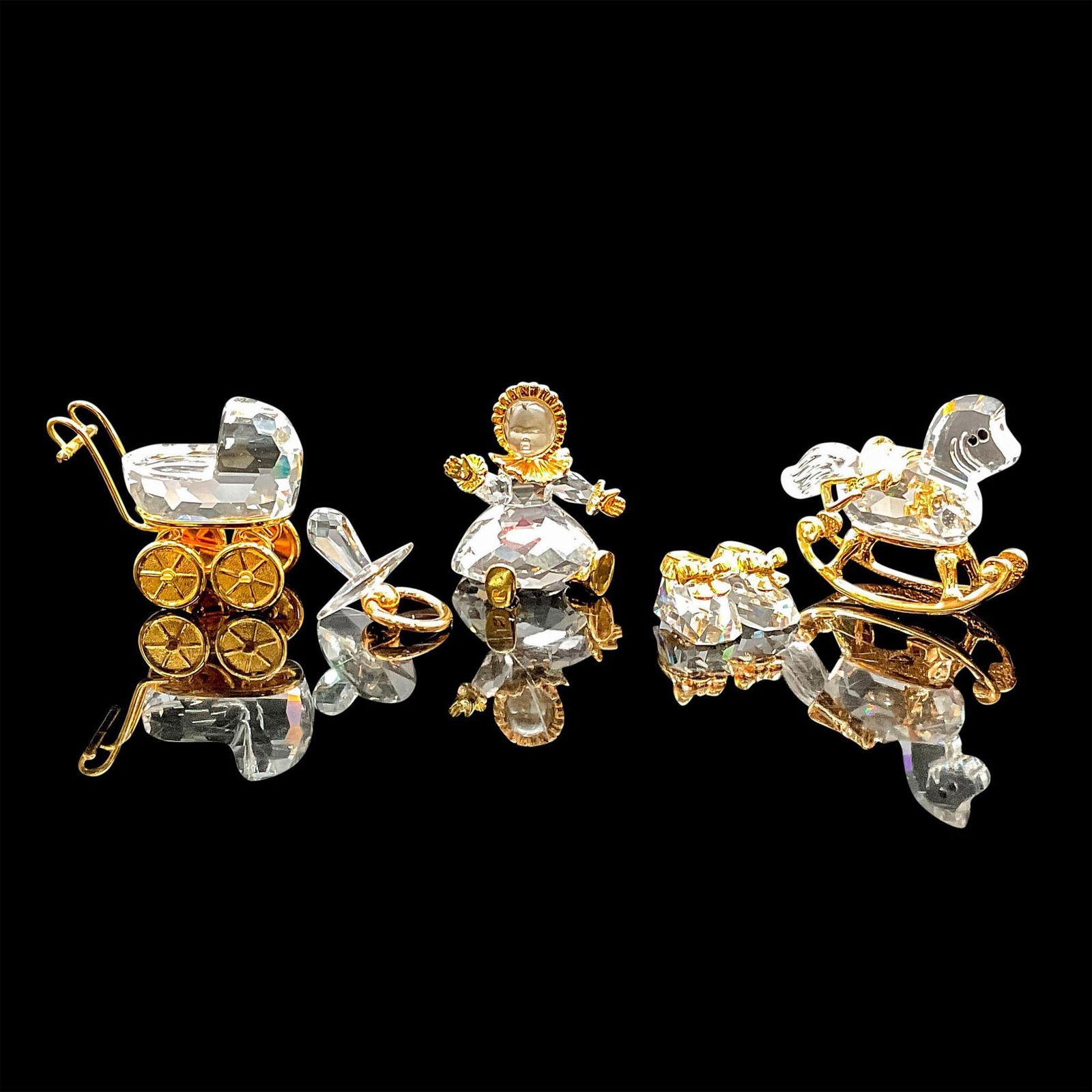 5pc Swarovski Crystal Memories Mini Figurines (1 of 3)