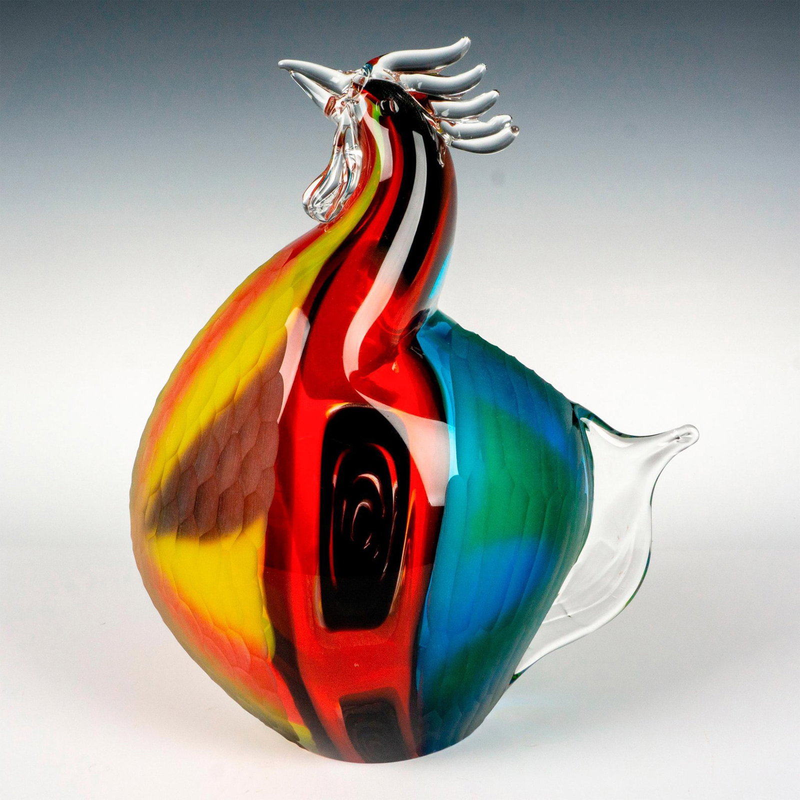 Rare Murano Glass by Mario Gambaro Sculpture, Signed (1 of 4)
