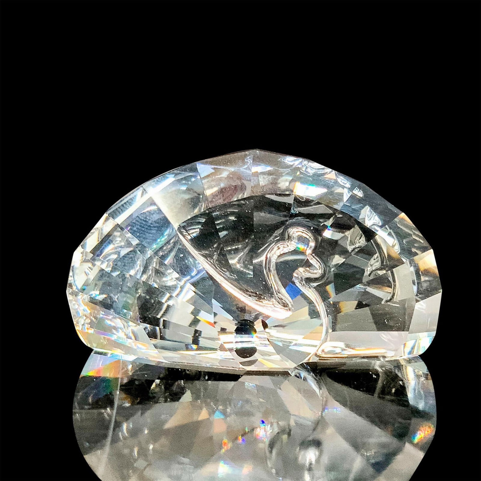 Swarovski Crystal Paperweight, Peacock 5063699 (1 of 4)