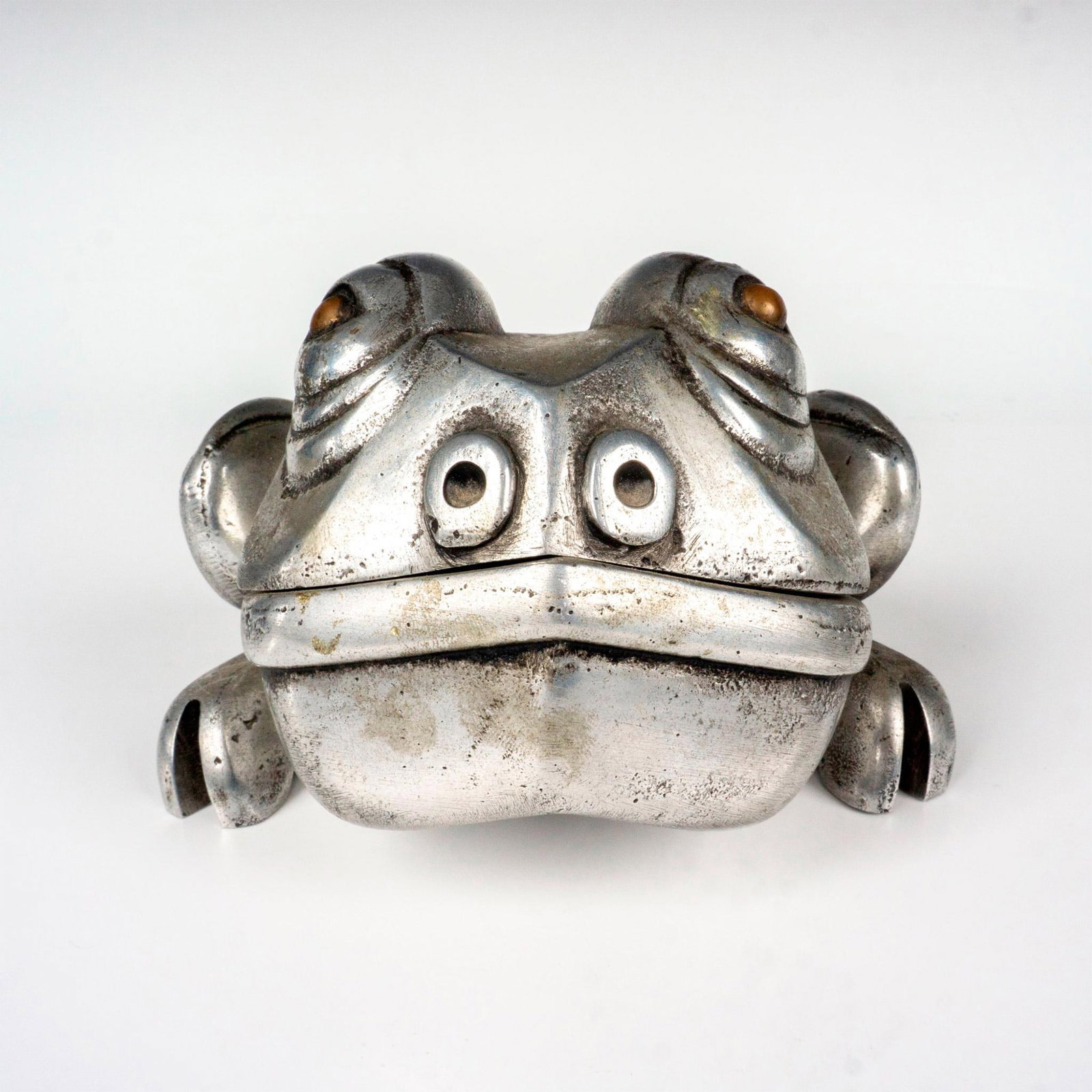 Frank Meisler Mixed Metal Frog Lidded Box (1 of 4)
