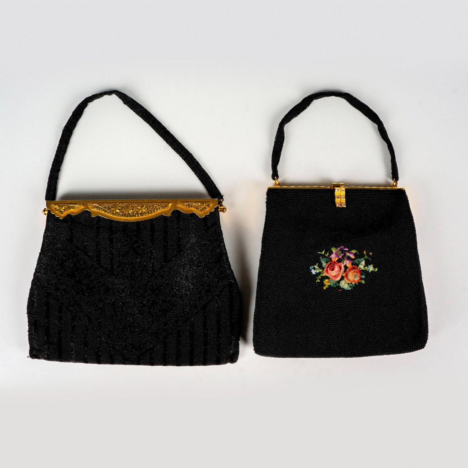 2pc Vintage French Beaded Purses (1 of 3)