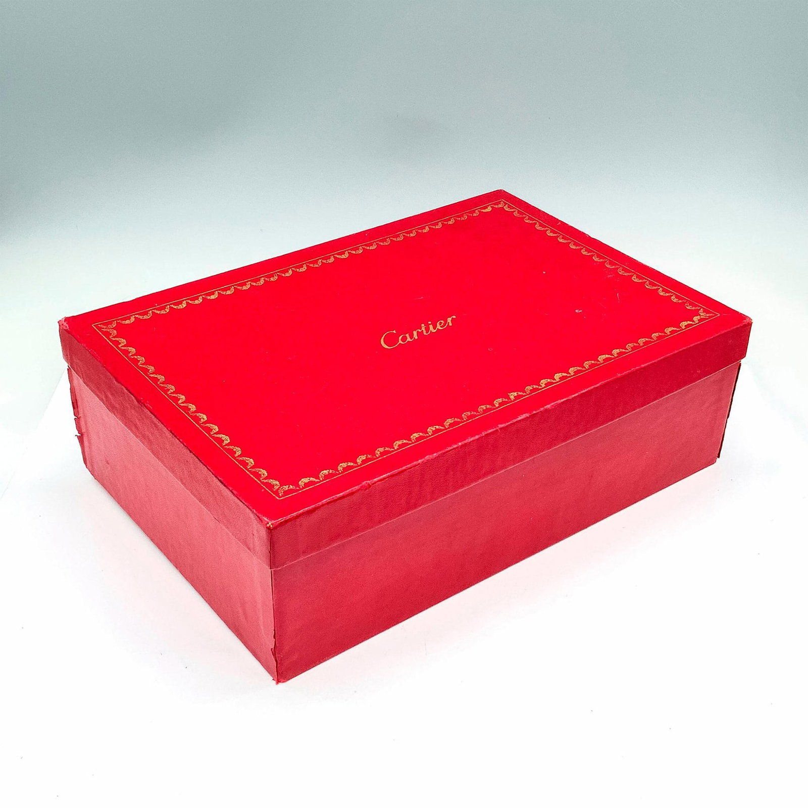Cartier Red Box and Stationary Set (1 of 4)