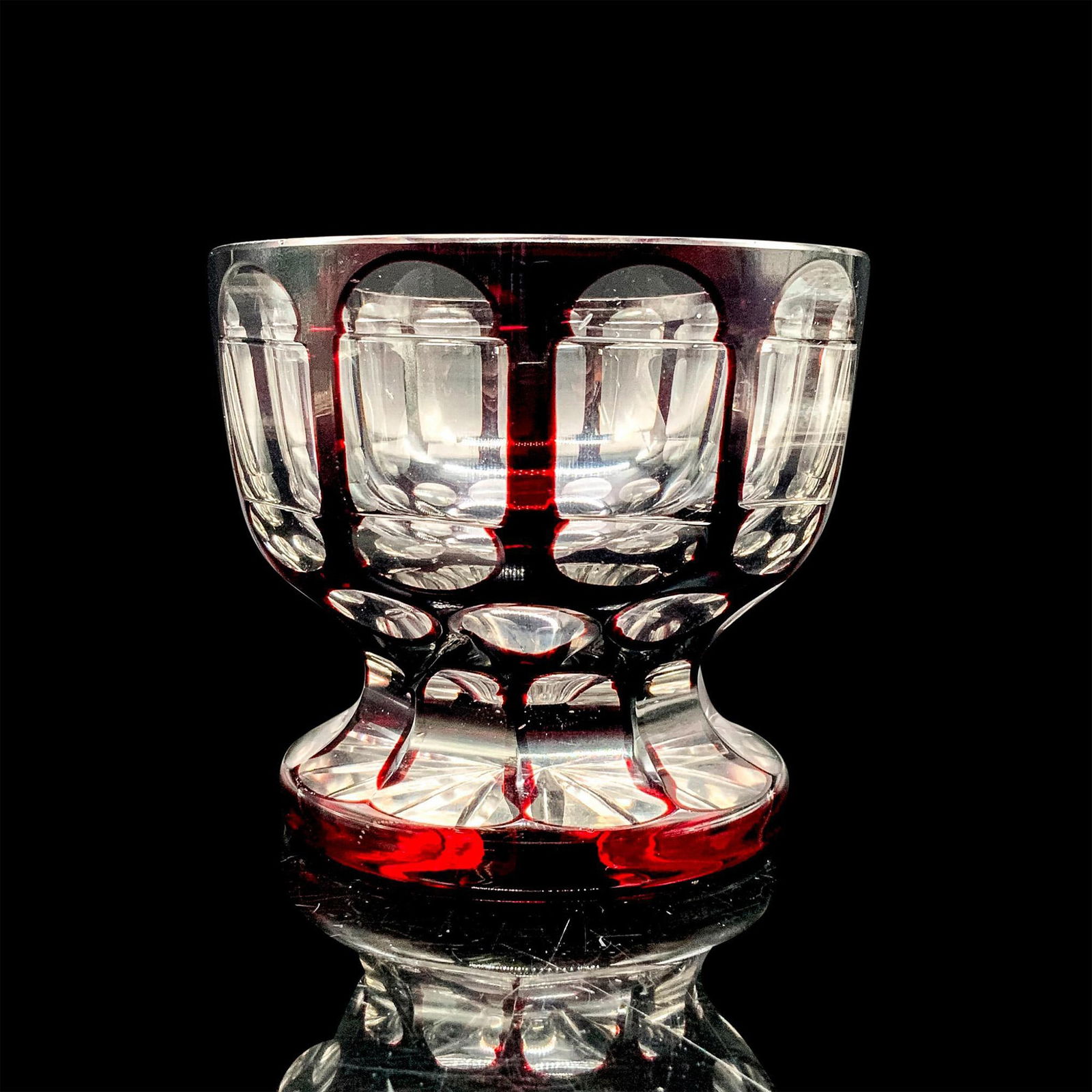 Maroon Framed Crystal Candy Bowl (1 of 3)