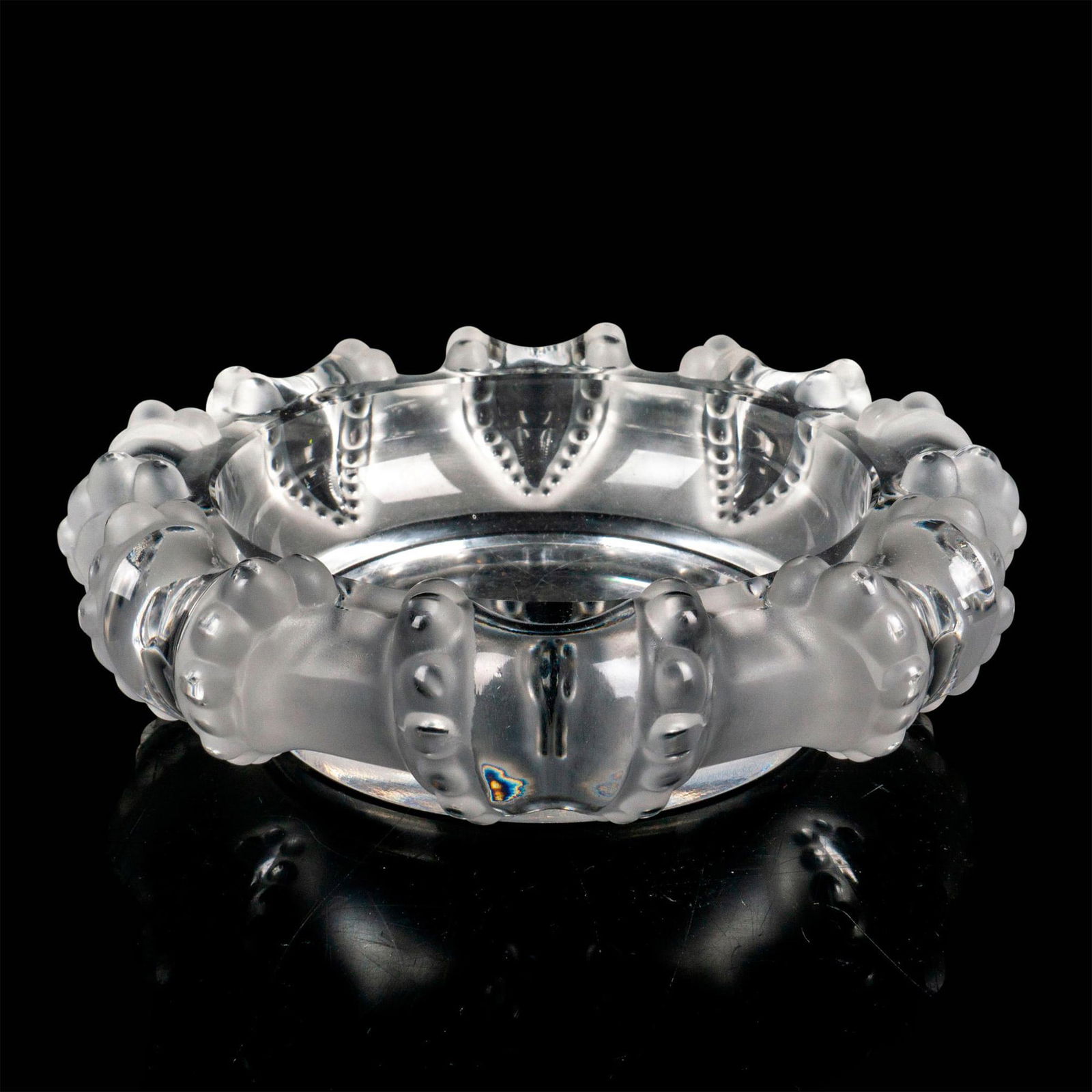 Lalique Crystal Ashtray, Cannes (1 of 4)