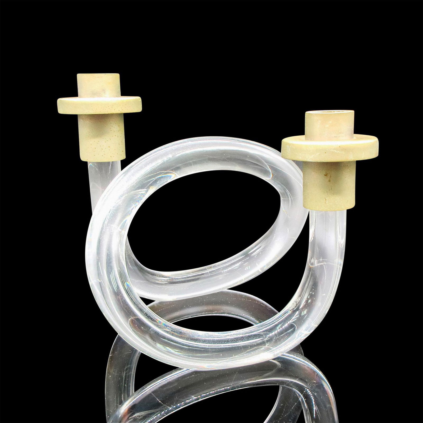 Dorothy Thorpe Modernist Dual Candlestick Holder (1 of 3)