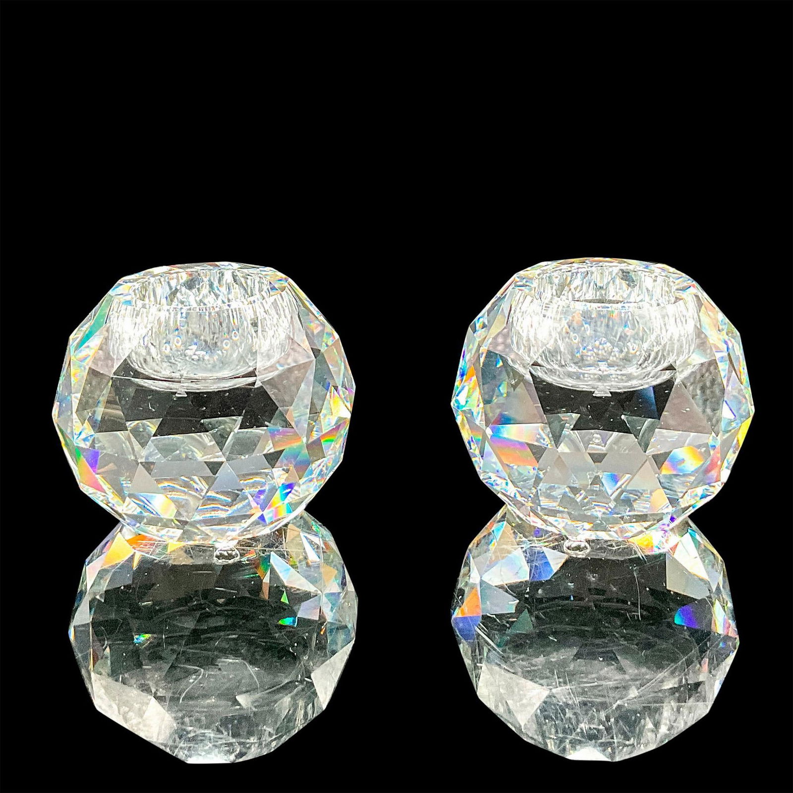 2pc Swarovski Crystal Candlesticks (1 of 3)