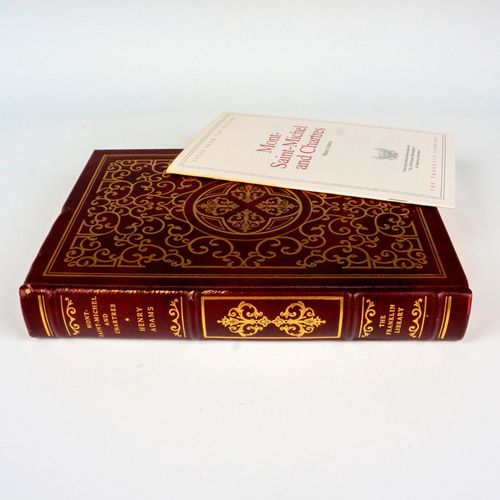 2 LE Franklin Library Books, Mont-Saint-Michel and Chartres (1 of 3)