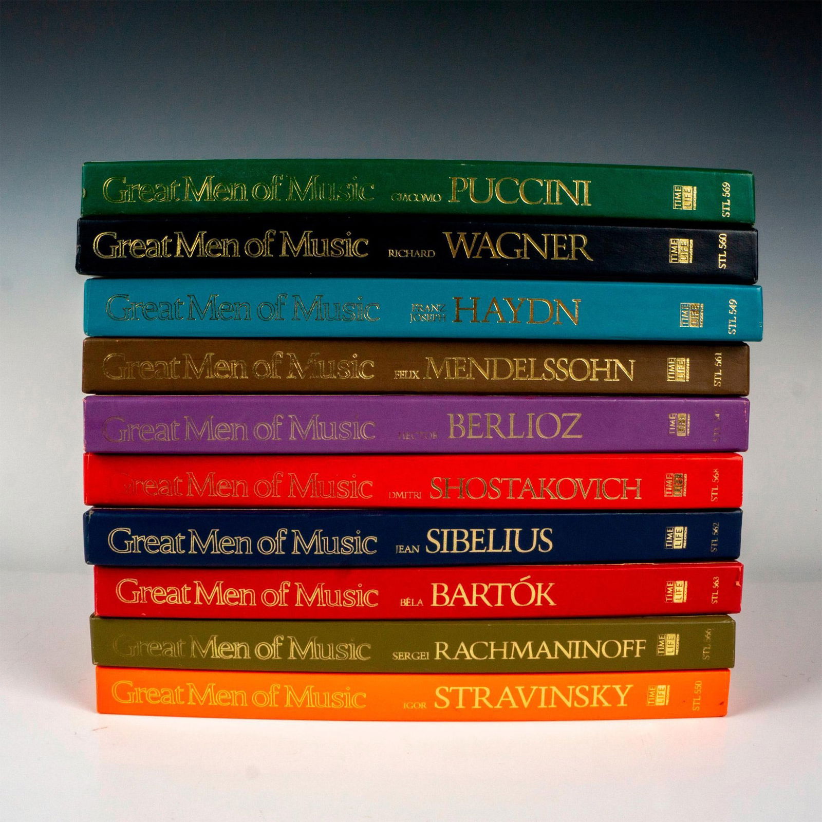 10pc Time Life Vinyl Records, Great Men of Music (1 of 2)