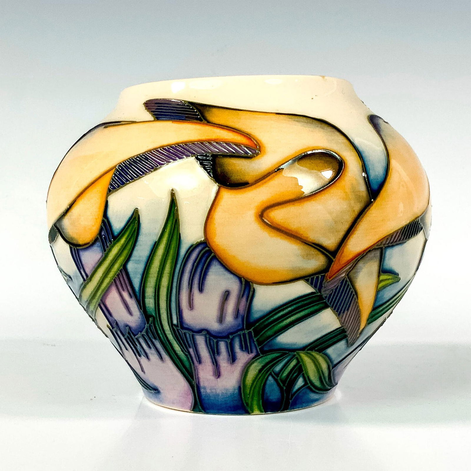 Moorcroft Pottery Wild Blewit Vase (1 of 3)