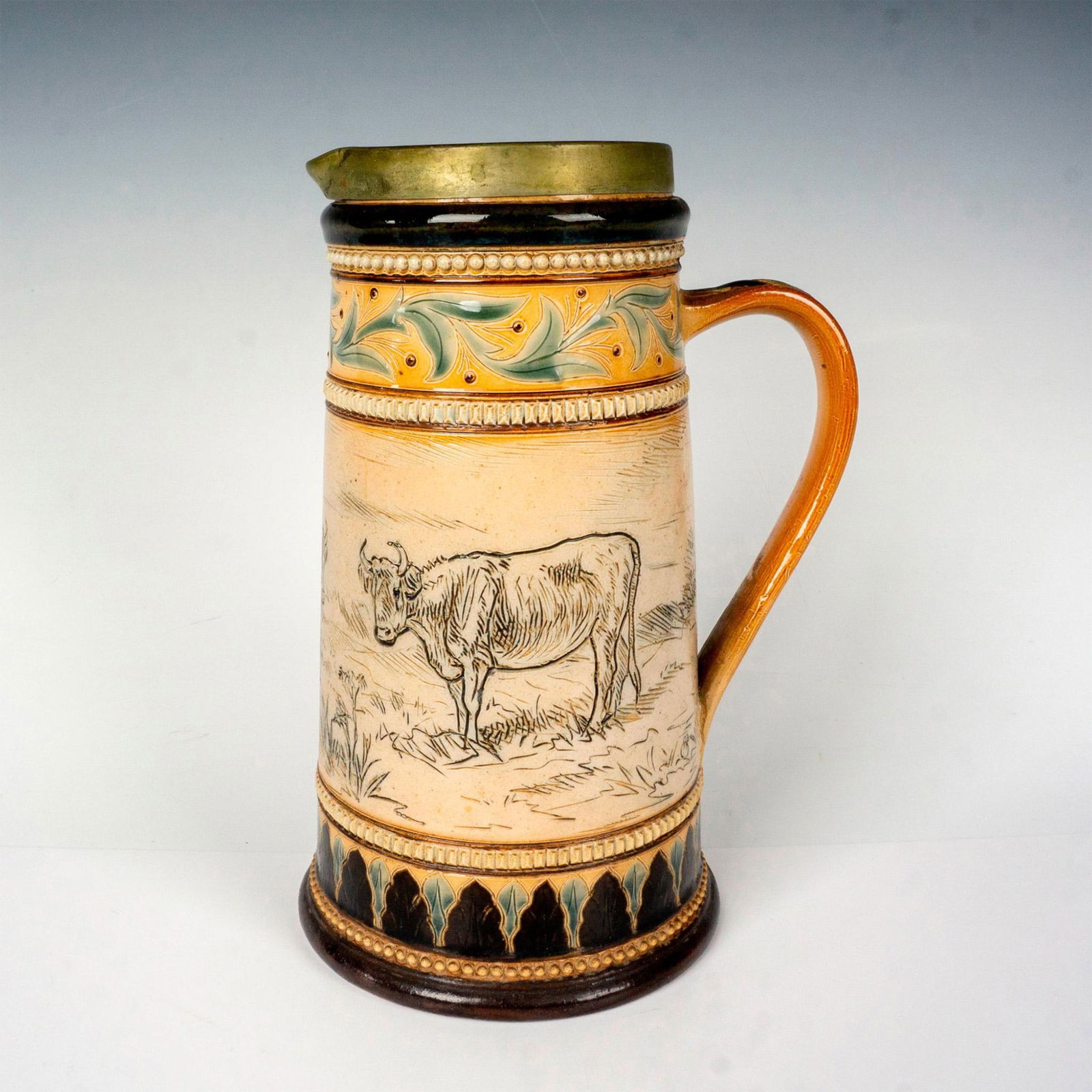 Doulton Lambeth Hannah Barlow Stoneware Jug (1 of 3)