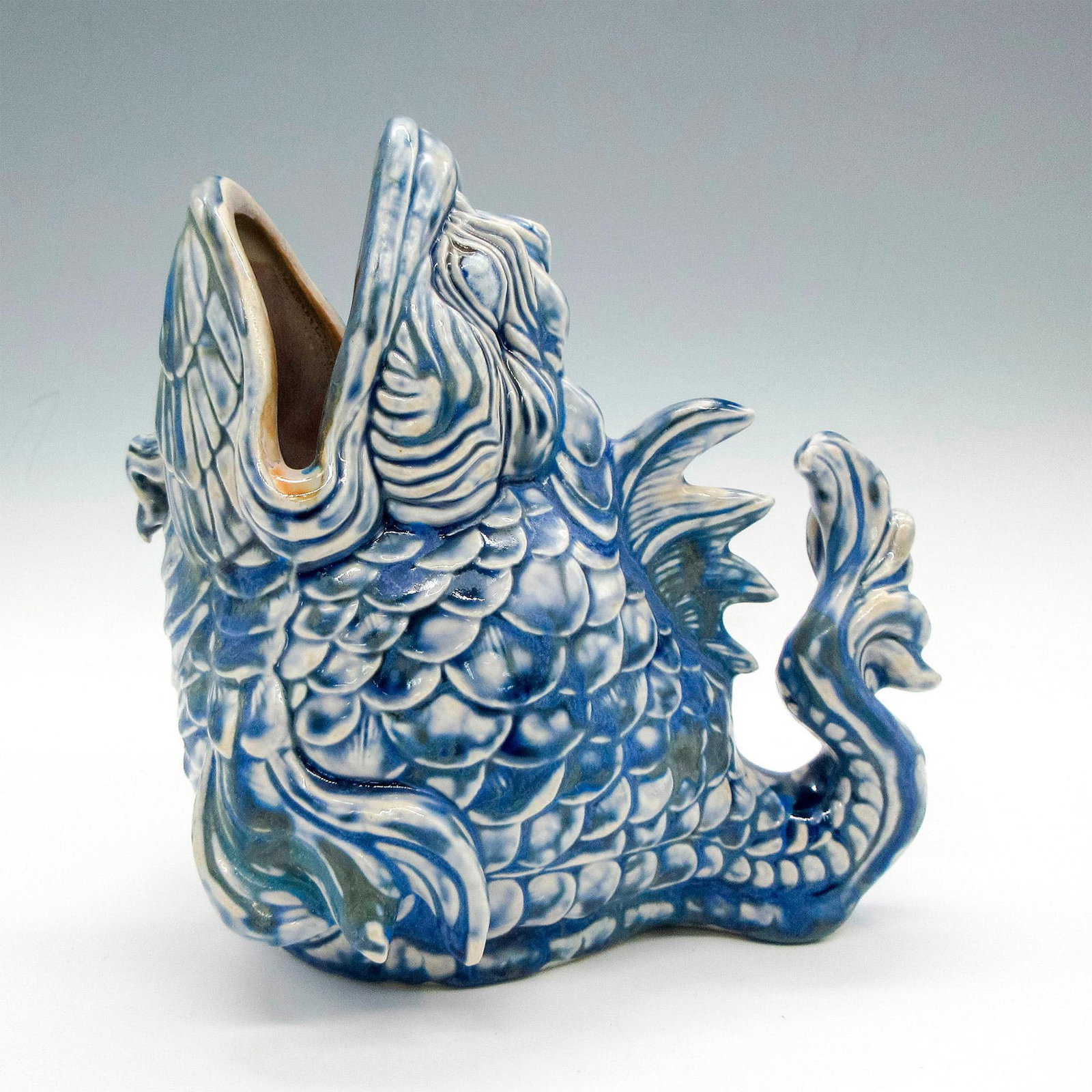 Cobridge Pottery Stoneware Figure, Grotesque Fish (1 of 4)