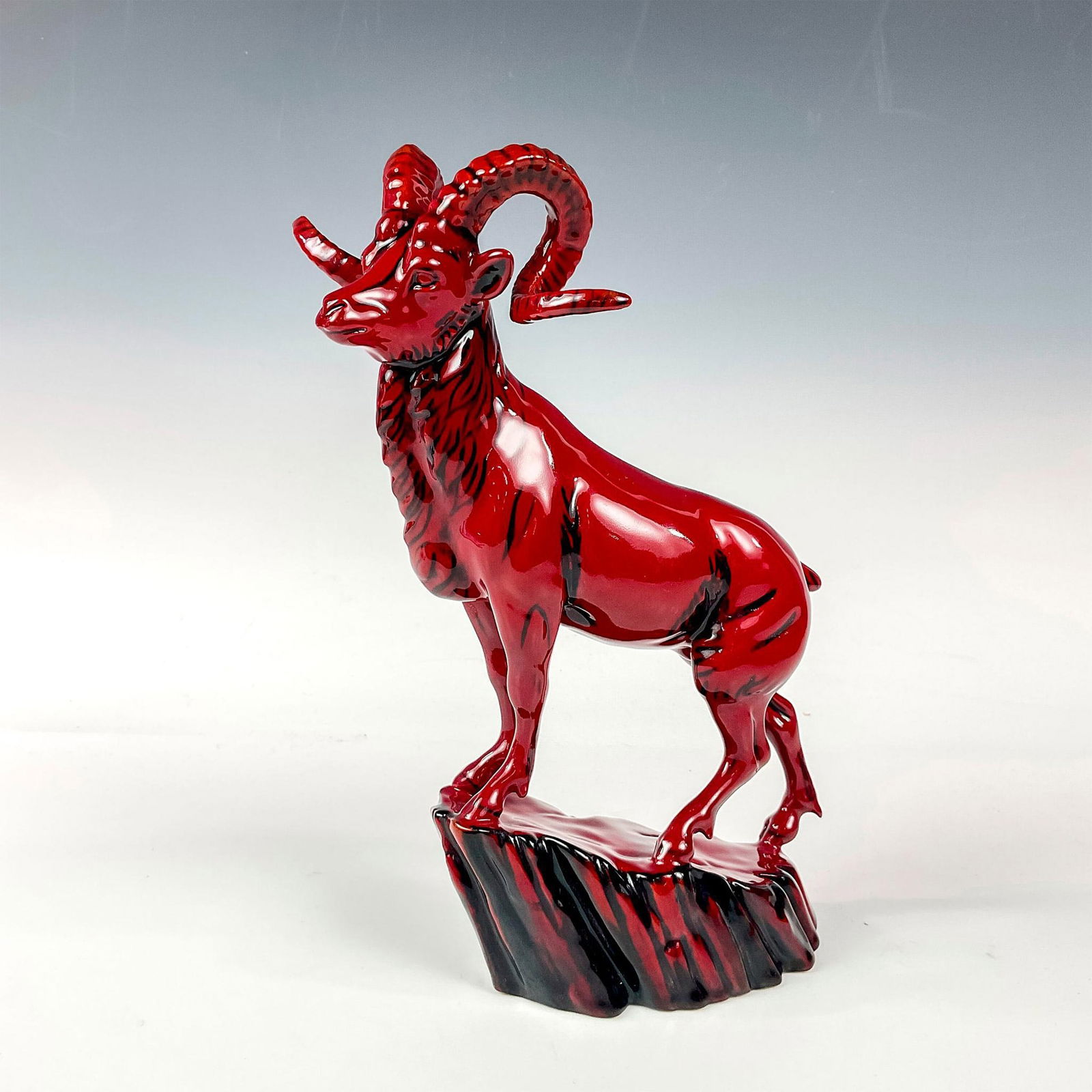Royal Doulton Flambe Figurine, Hebei Goat BA36 (1 of 3)