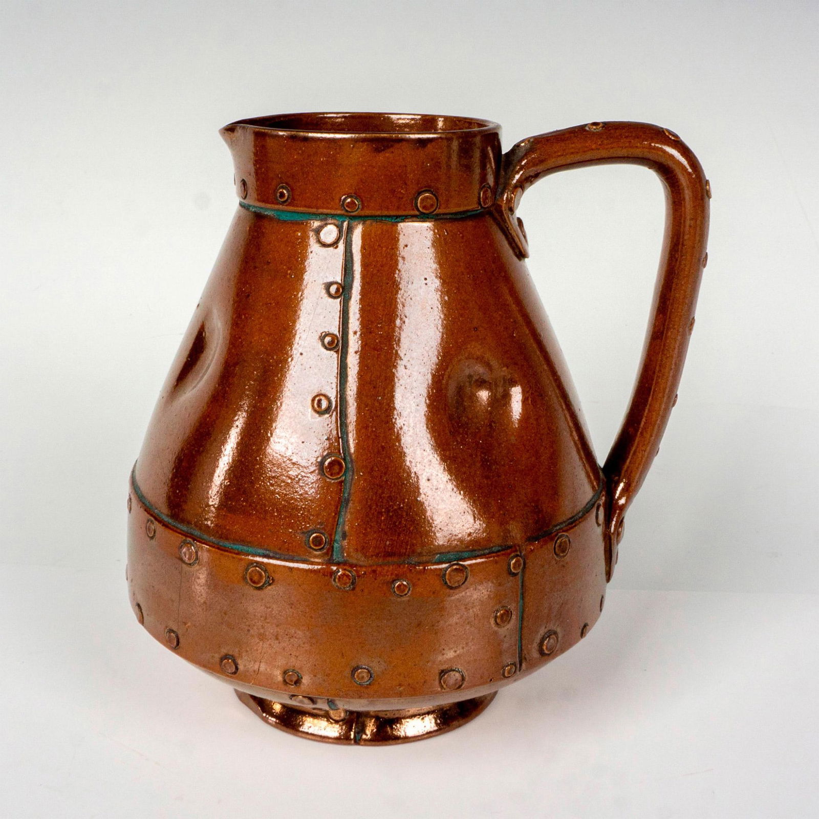 Doulton Lambeth Silicon Ware Copper Jug (1 of 3)