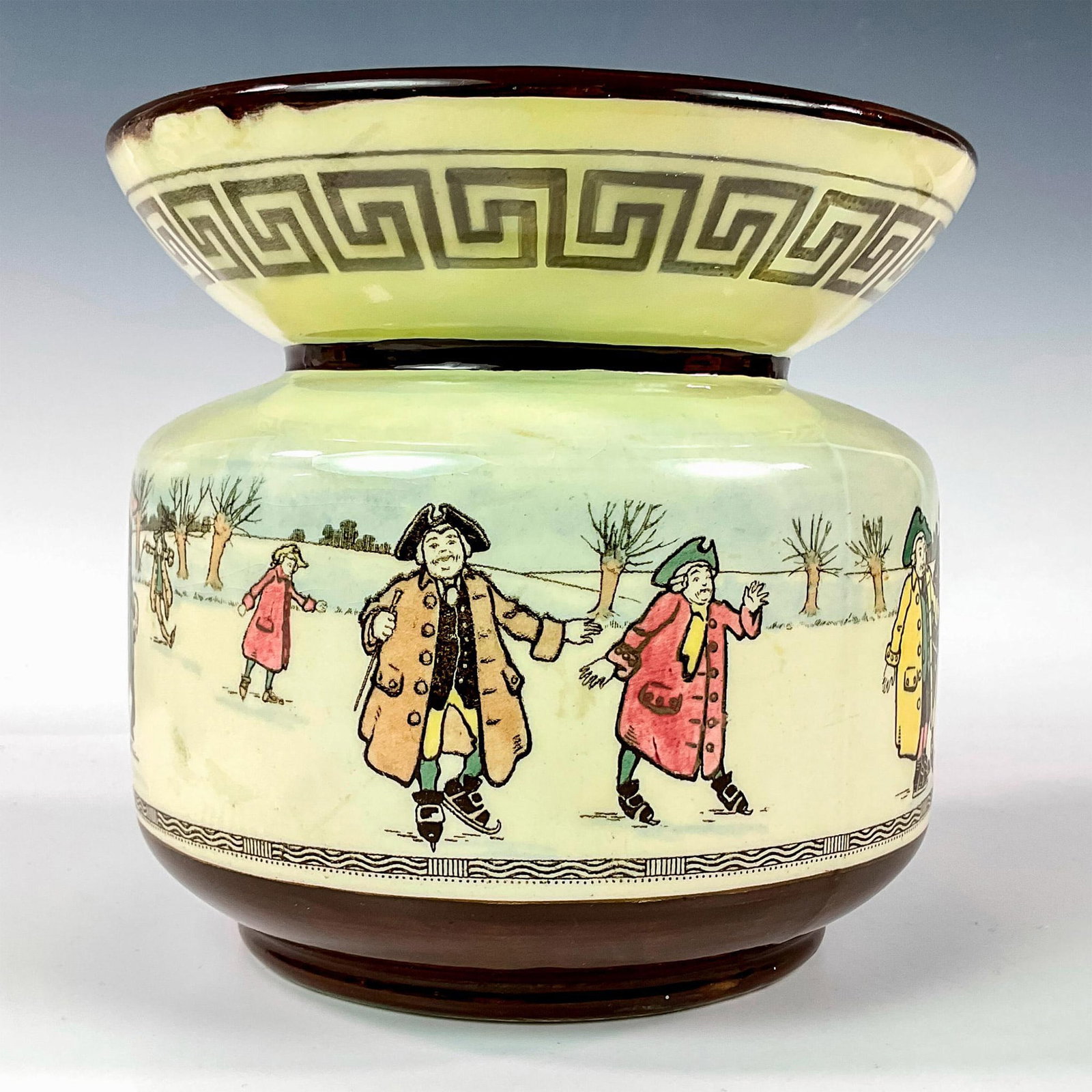 Royal Doulton Seriesware Spittoon, Skating (1 of 3)