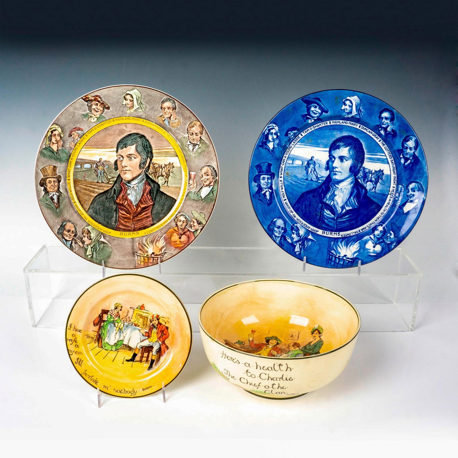 4pc Royal Doulton Robert Burns Set (1 of 3)
