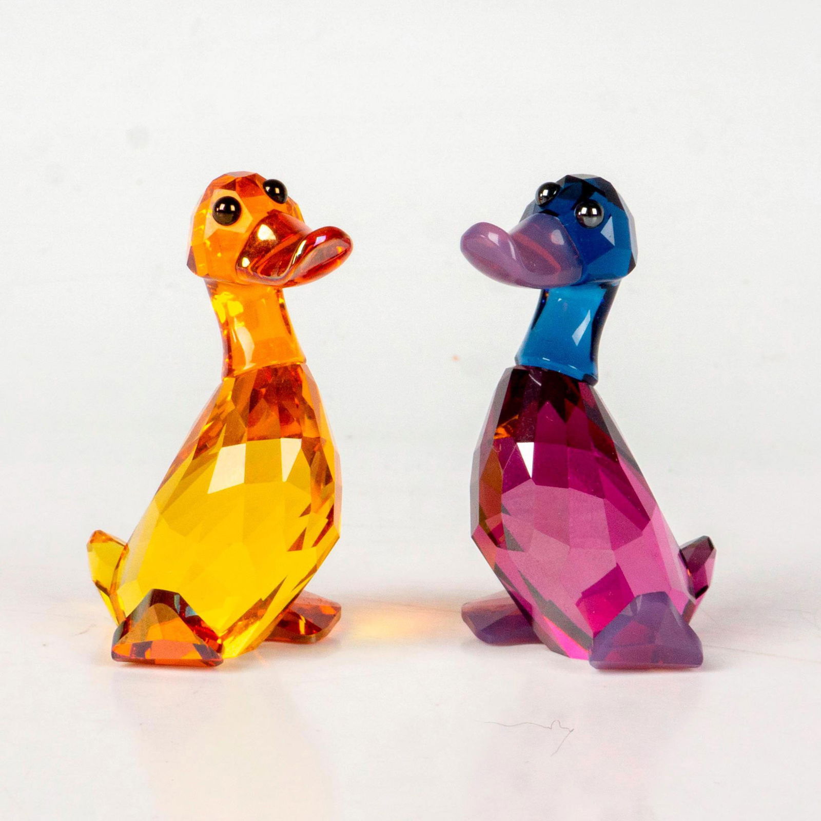 Pair of Swarovski Crystal Figurines, Lily and Luke (1 of 3)