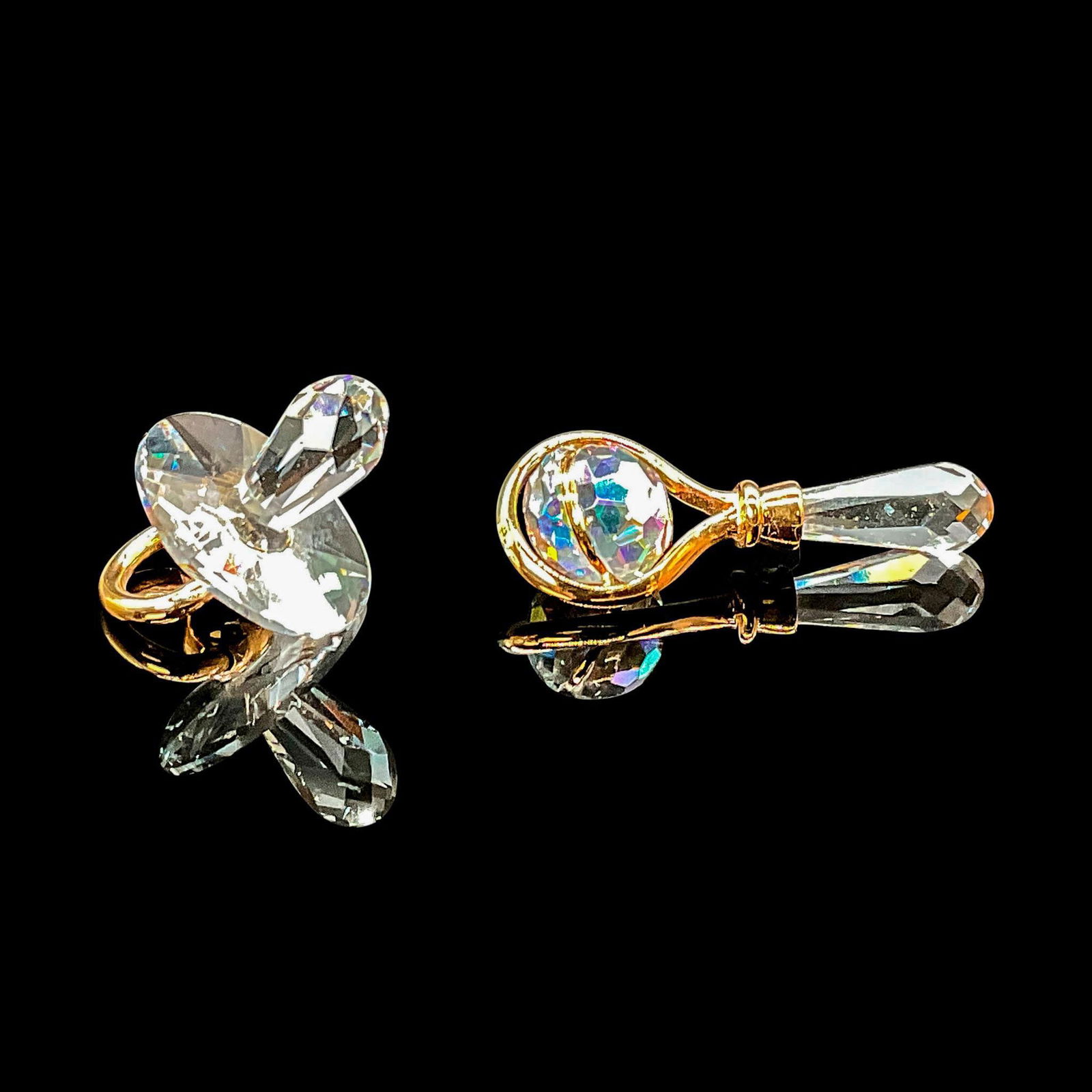 Pair of Swarovski Crystal Memories Classics Figurines (1 of 3)