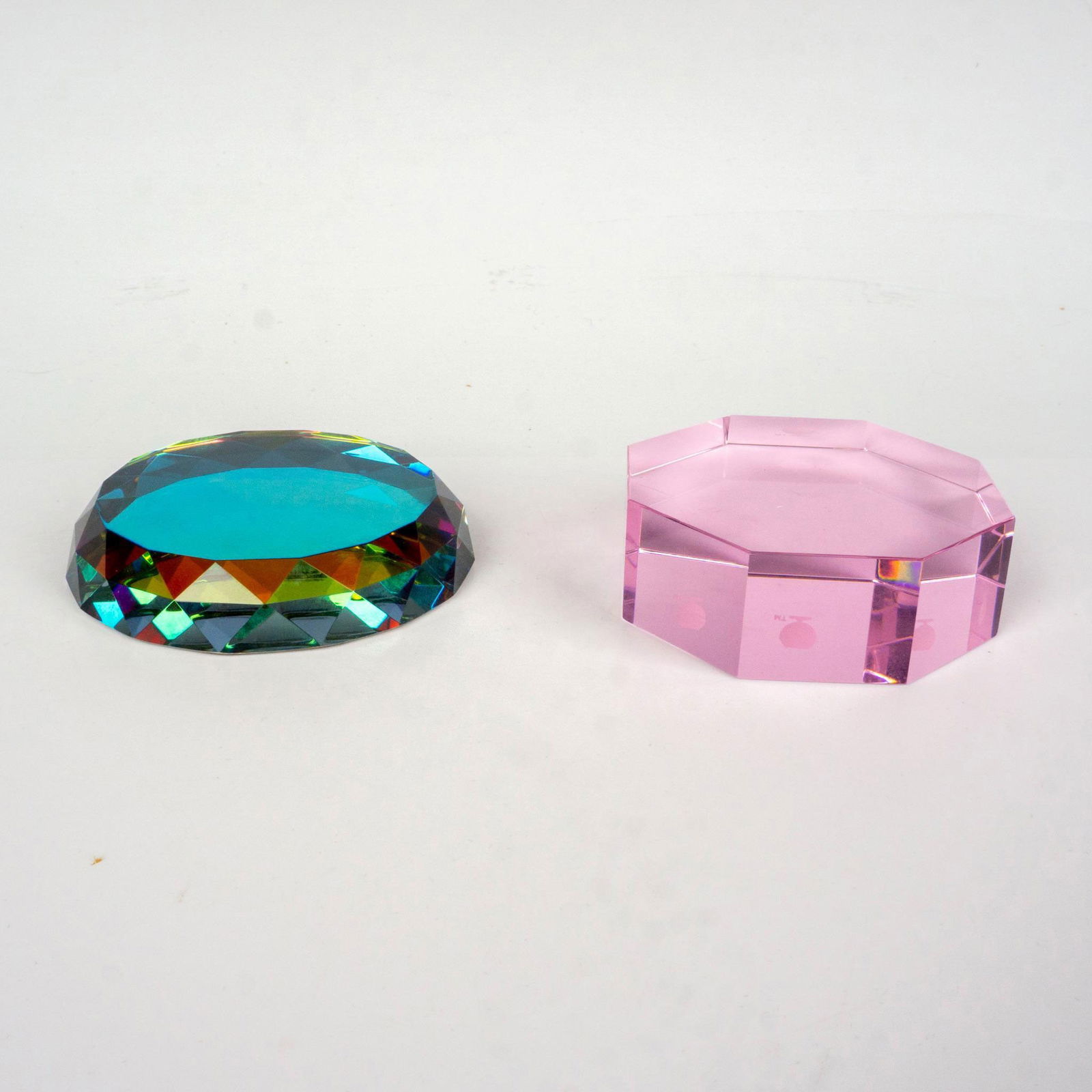 2pc Arribas Brothers Crystal Paperweights (1 of 4)