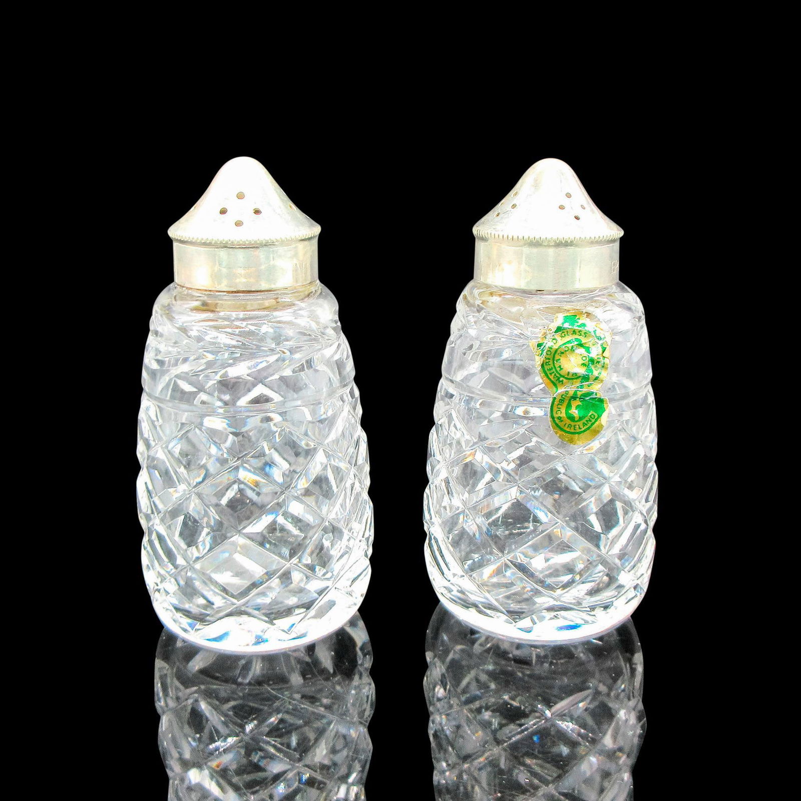 2pc Waterford Crystal Salt and Pepper Shakers, Glandore (1 of 3)